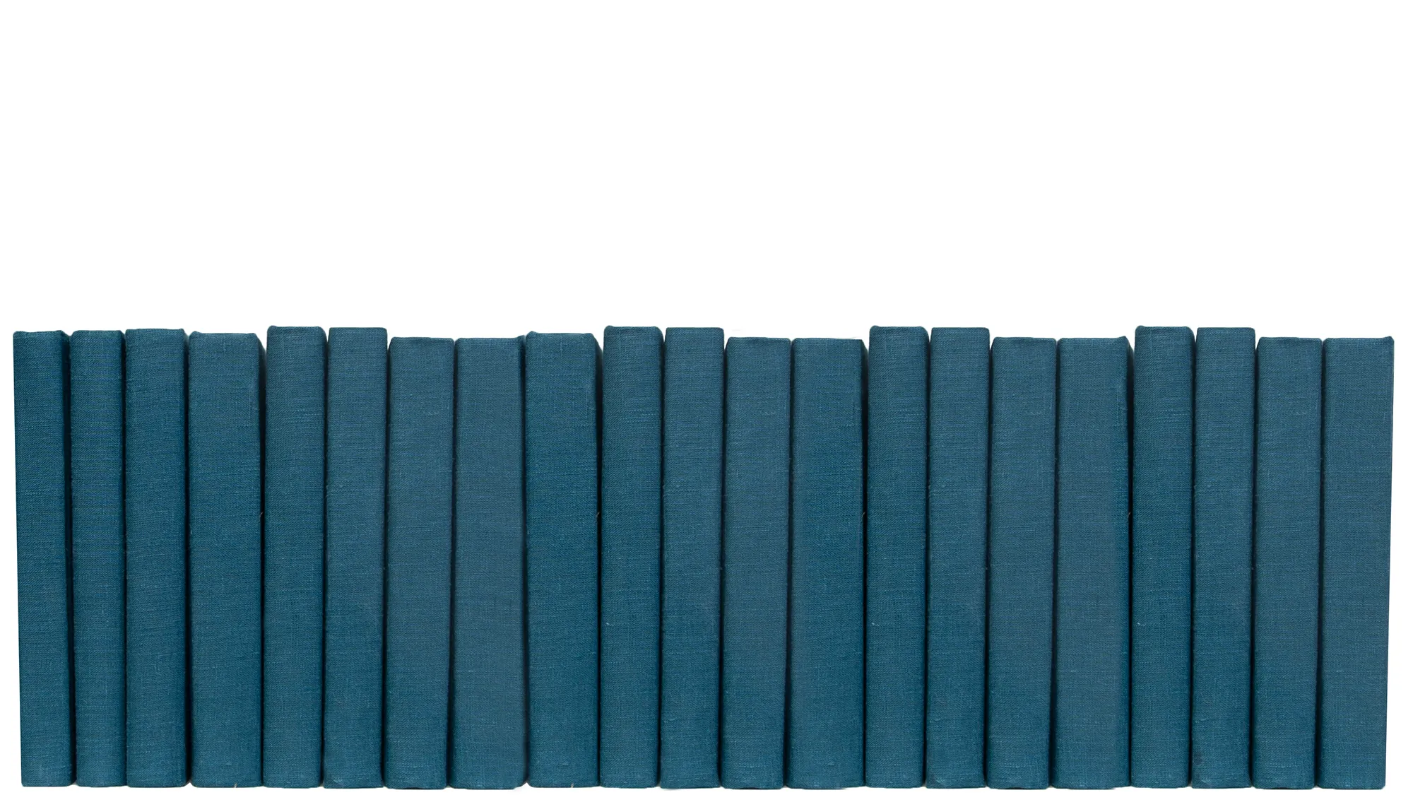 Linen Decorative Books by the Foot, Hunter 2 Linen Decorative Books by the Foot, Hunter