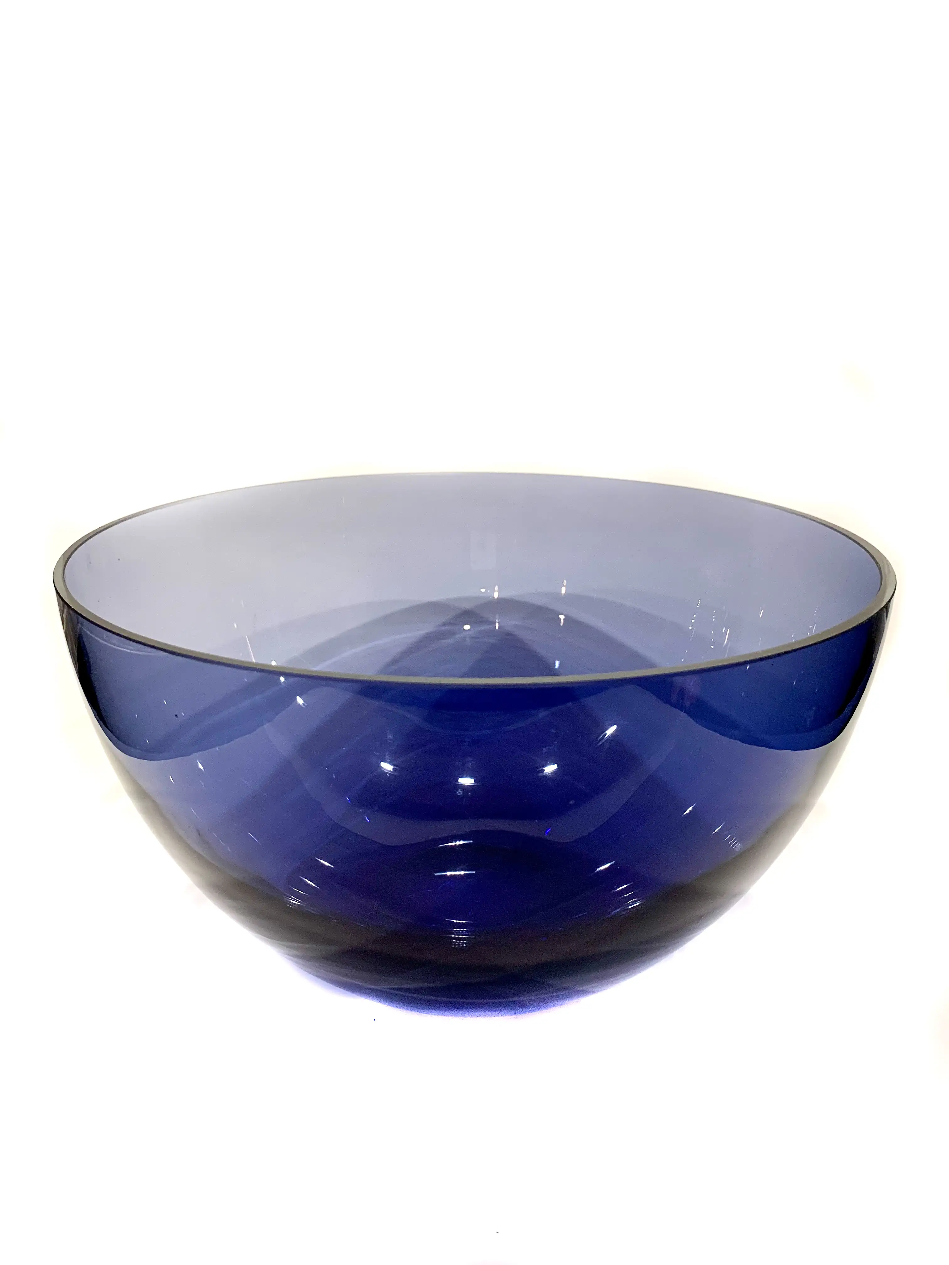 C. 1980s Blue Crystal Bowl 8 C. 1980s Blue Crystal Bowl
