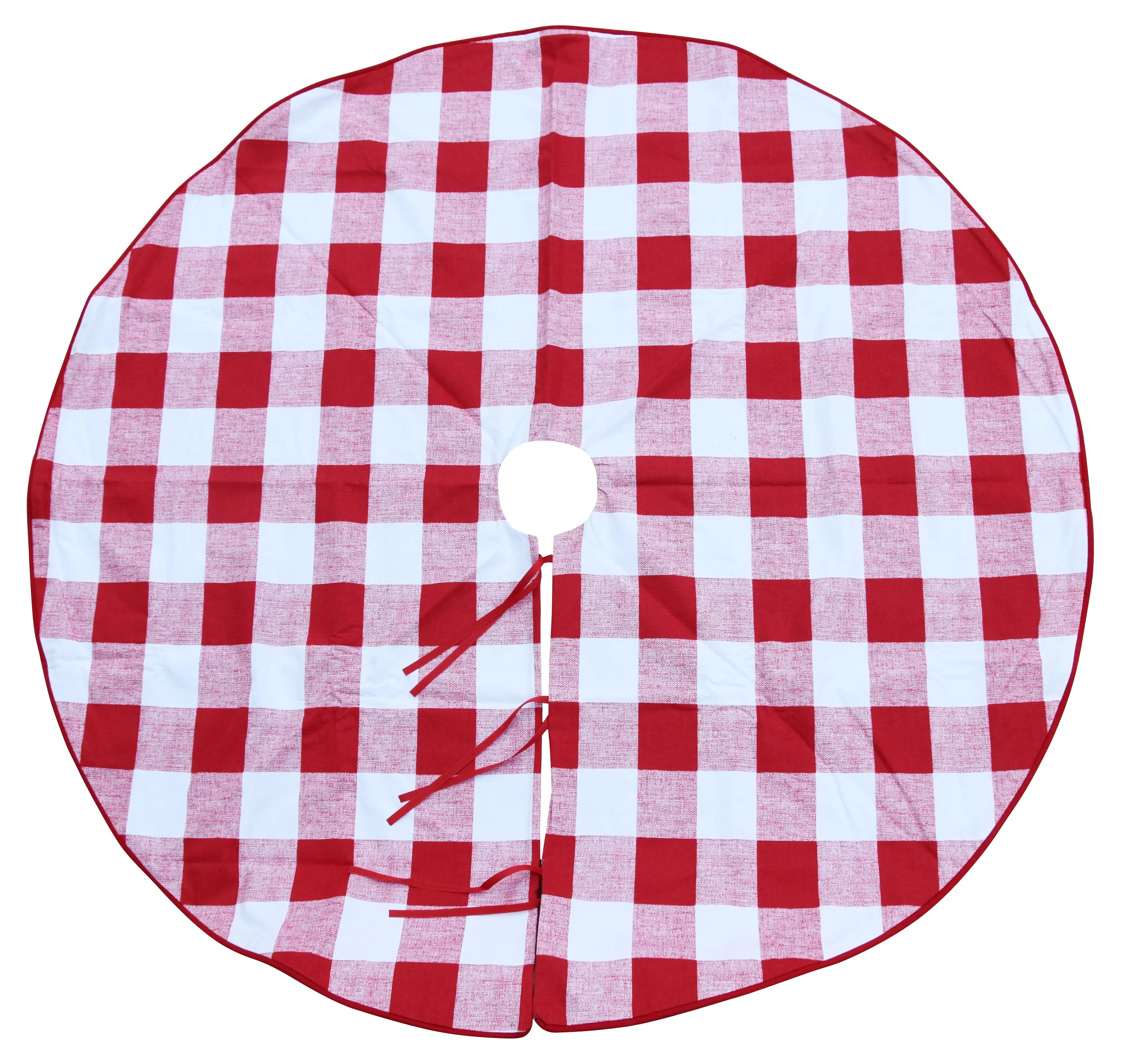 Red & White Christmas Tree Skirt