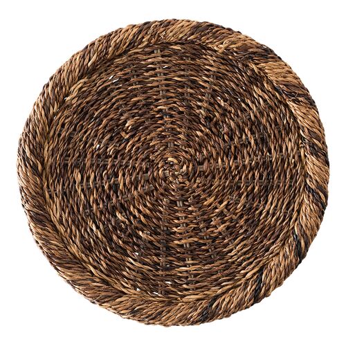 S/4 Rustic Rope Chargers, Natural 2 S/4 Rustic Rope Chargers, Natural