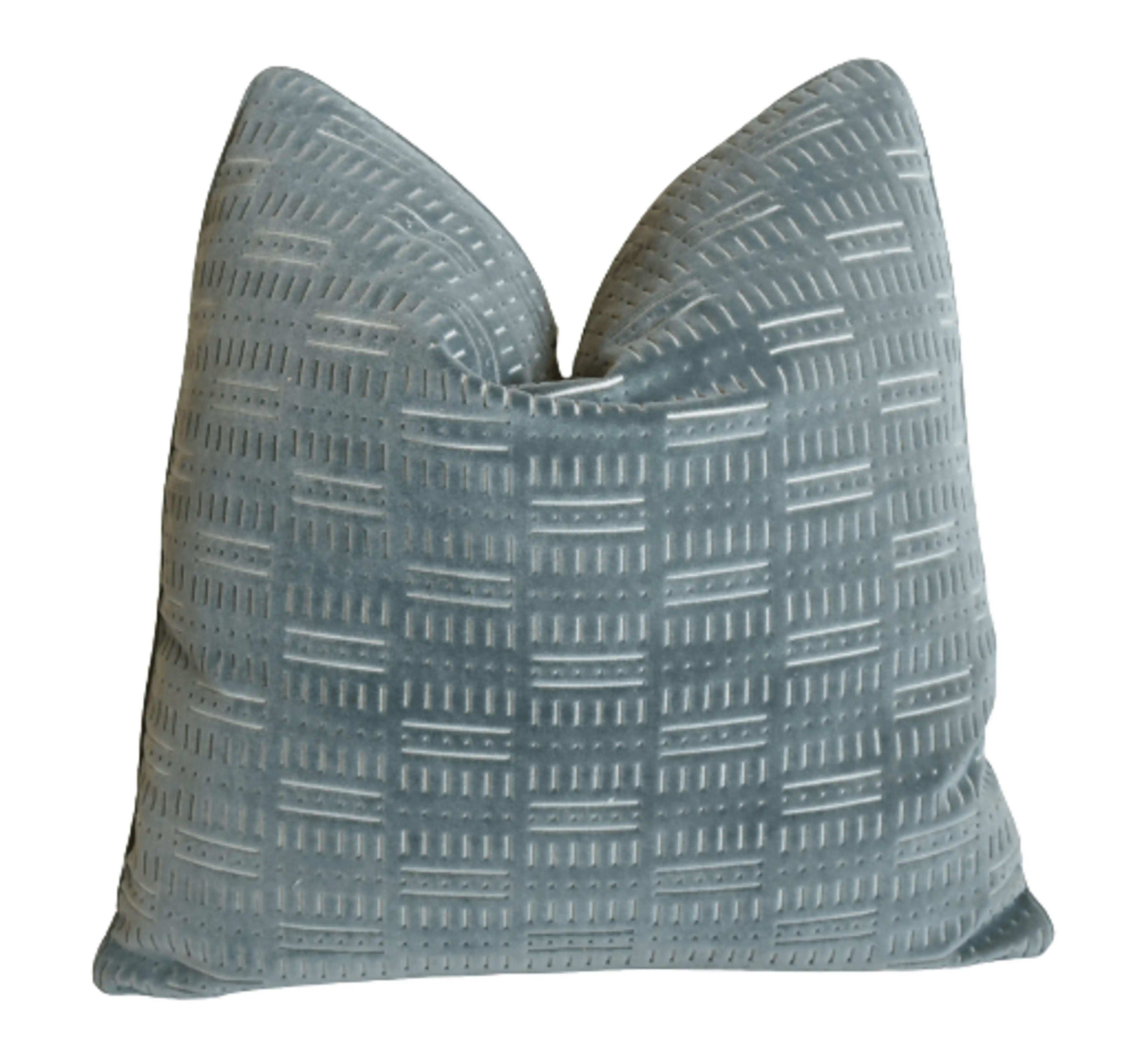 Pollack Sage Velvet Brussels Pillow 1 Pollack Sage Velvet Brussels Pillow