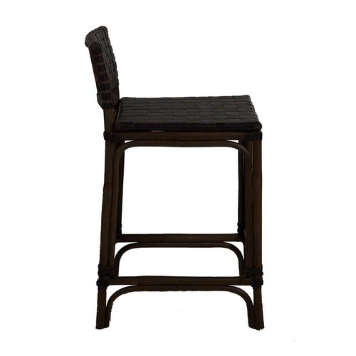 Dylan Counter Stool, Dark Brown Rattan 3 Dylan Counter Stool, Dark Brown Rattan