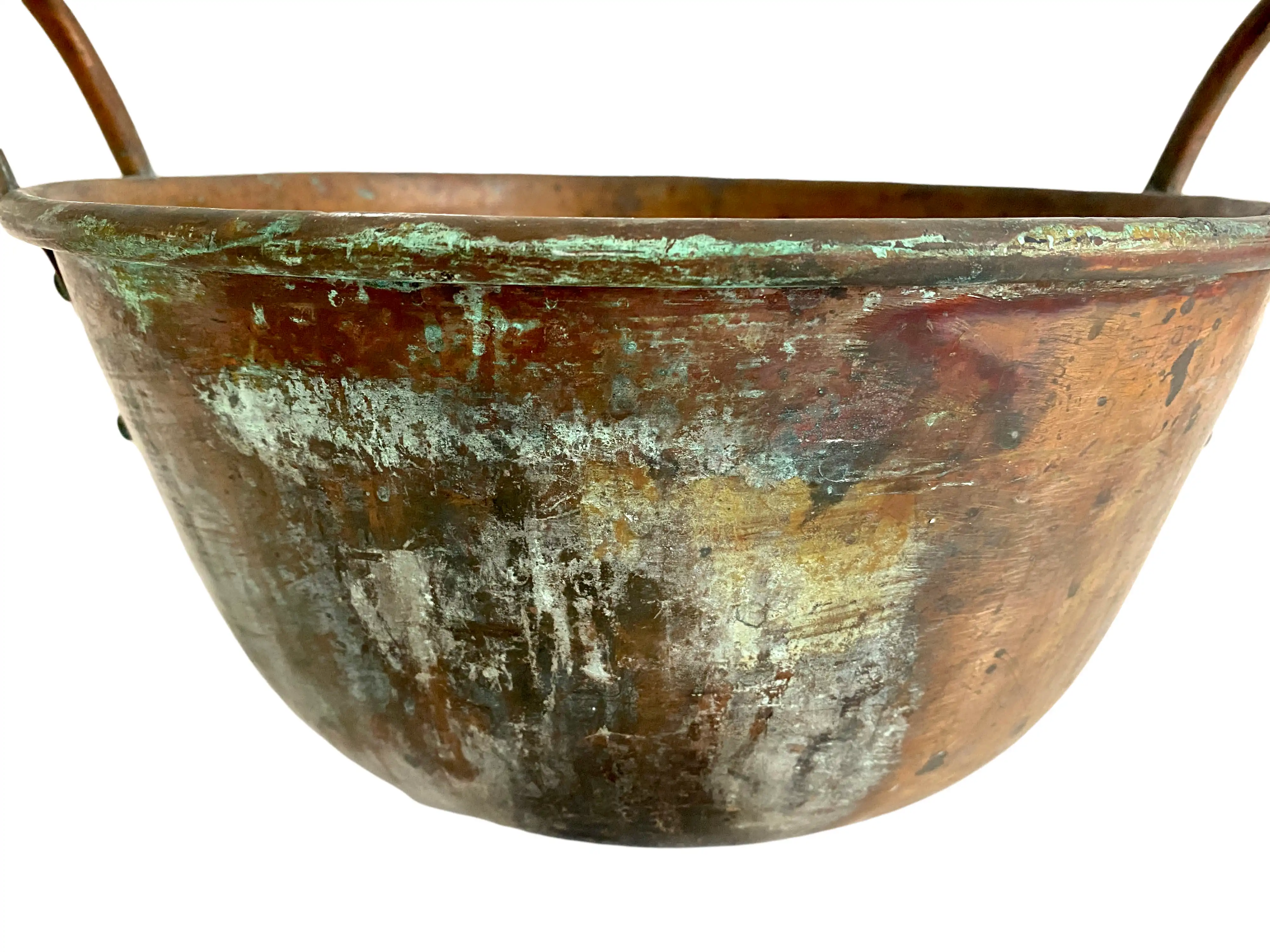 French Copper Chocolate or Candy Kettle 4 French Copper Chocolate or Candy Kettle