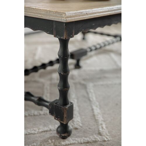 Ciao Bella Cocktail Table, Flaky White/Black 4 Ciao Bella Cocktail Table, Flaky White/Black
