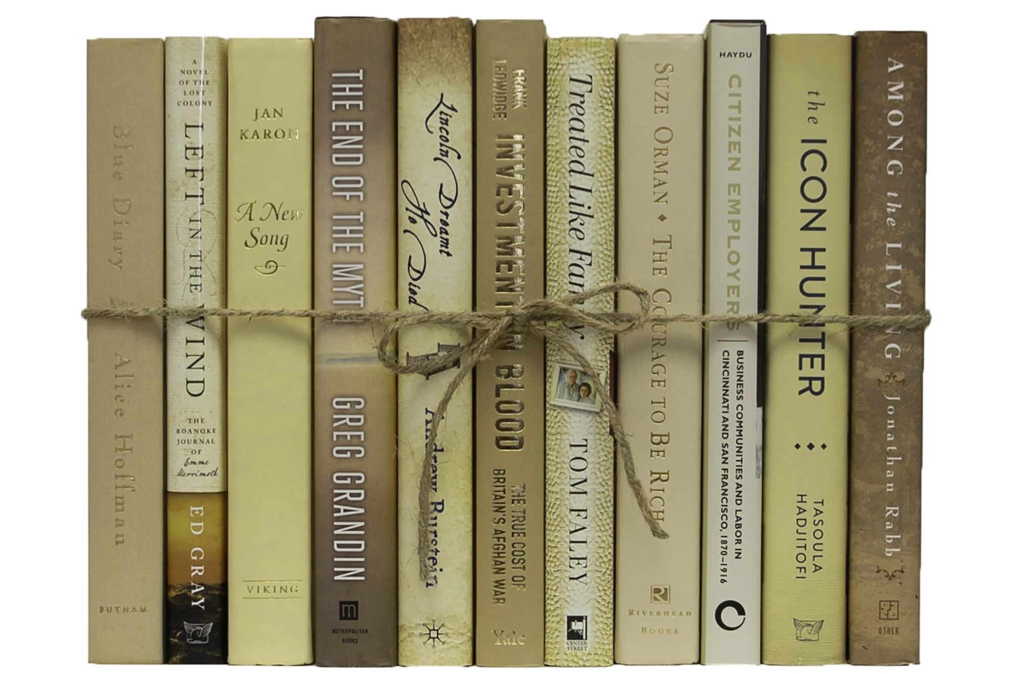 1-Foot Modern Book Bundle, Flaxen