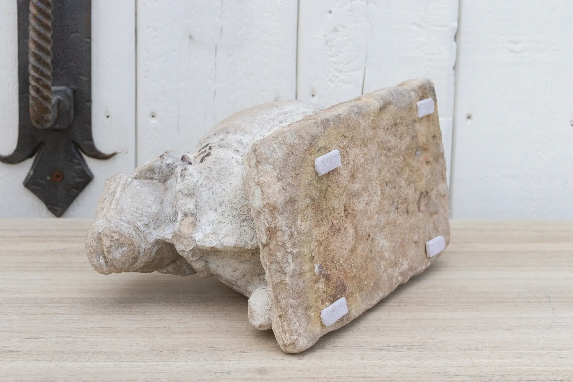 19th Century Carved Stone Nandi Statue 7 19th Century Carved Stone Nandi Statue