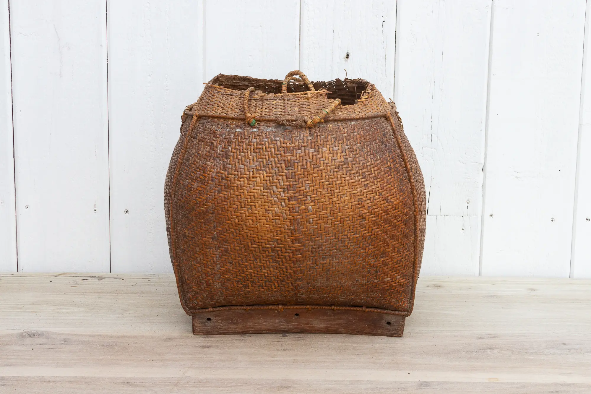 19th C. Rattan "Tharu" Basket From Nepal 5 19th C. Rattan "Tharu" Basket From Nepal