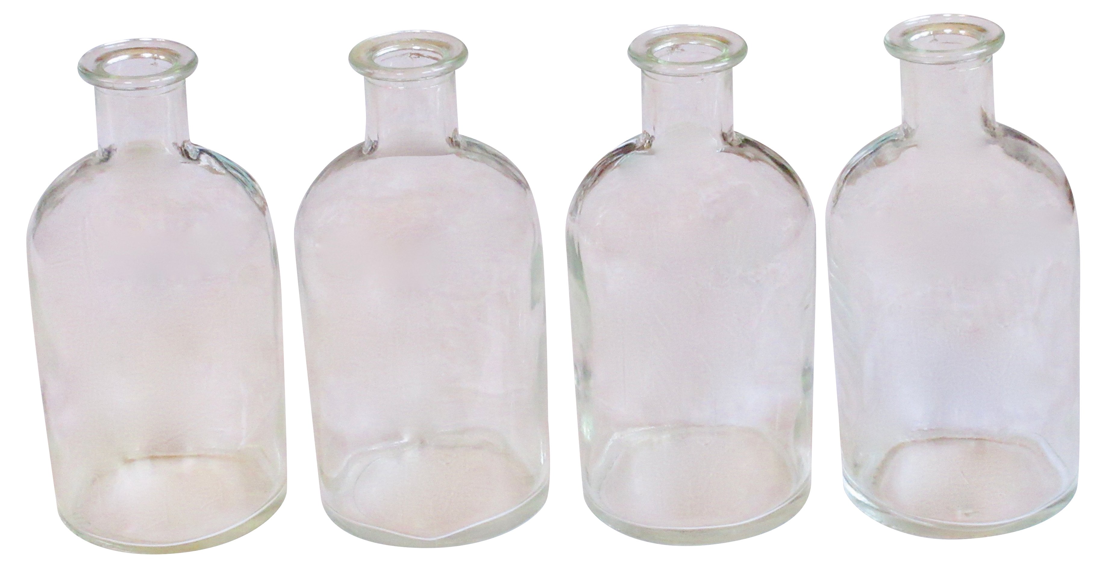 Apothecary Bottles, S/4 5 Apothecary Bottles, S/4