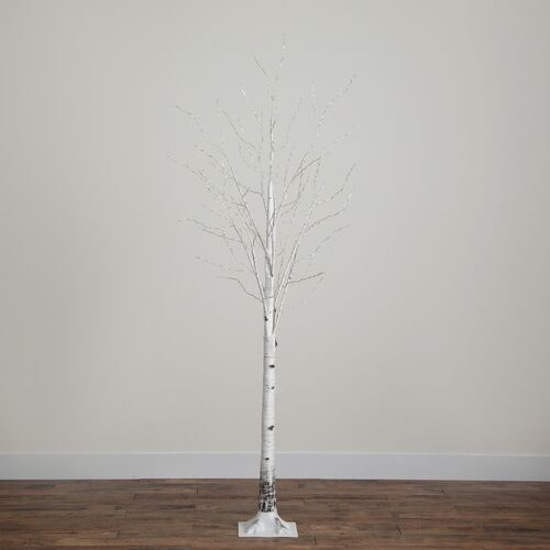 7ft. Pre-Lit Artificial White Birch Tree 11 7ft. Pre-Lit Artificial White Birch Tree