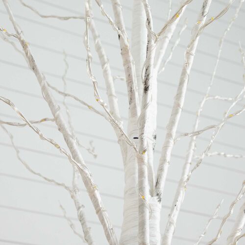 7ft. Pre-Lit Artificial White Birch Tree 3 7ft. Pre-Lit Artificial White Birch Tree