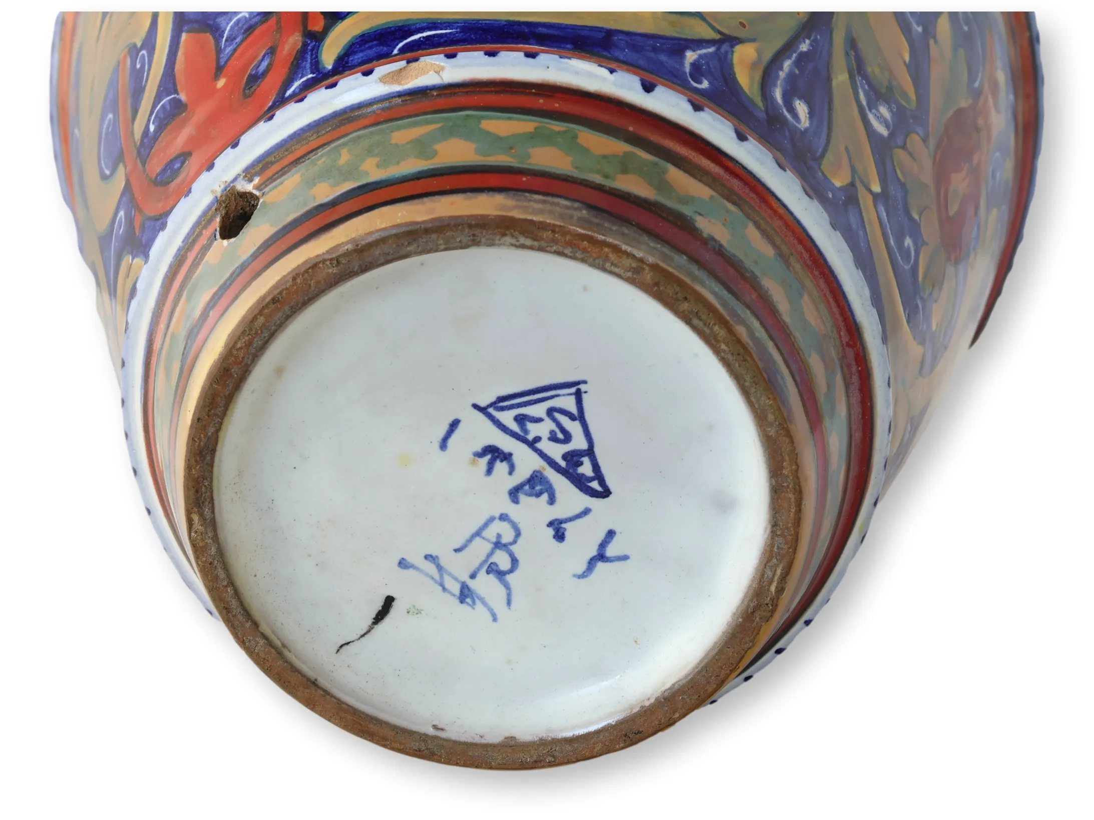 Societ¨¤ Ceramica Umbra Faience Urn 2 Societ¨¤ Ceramica Umbra Faience Urn