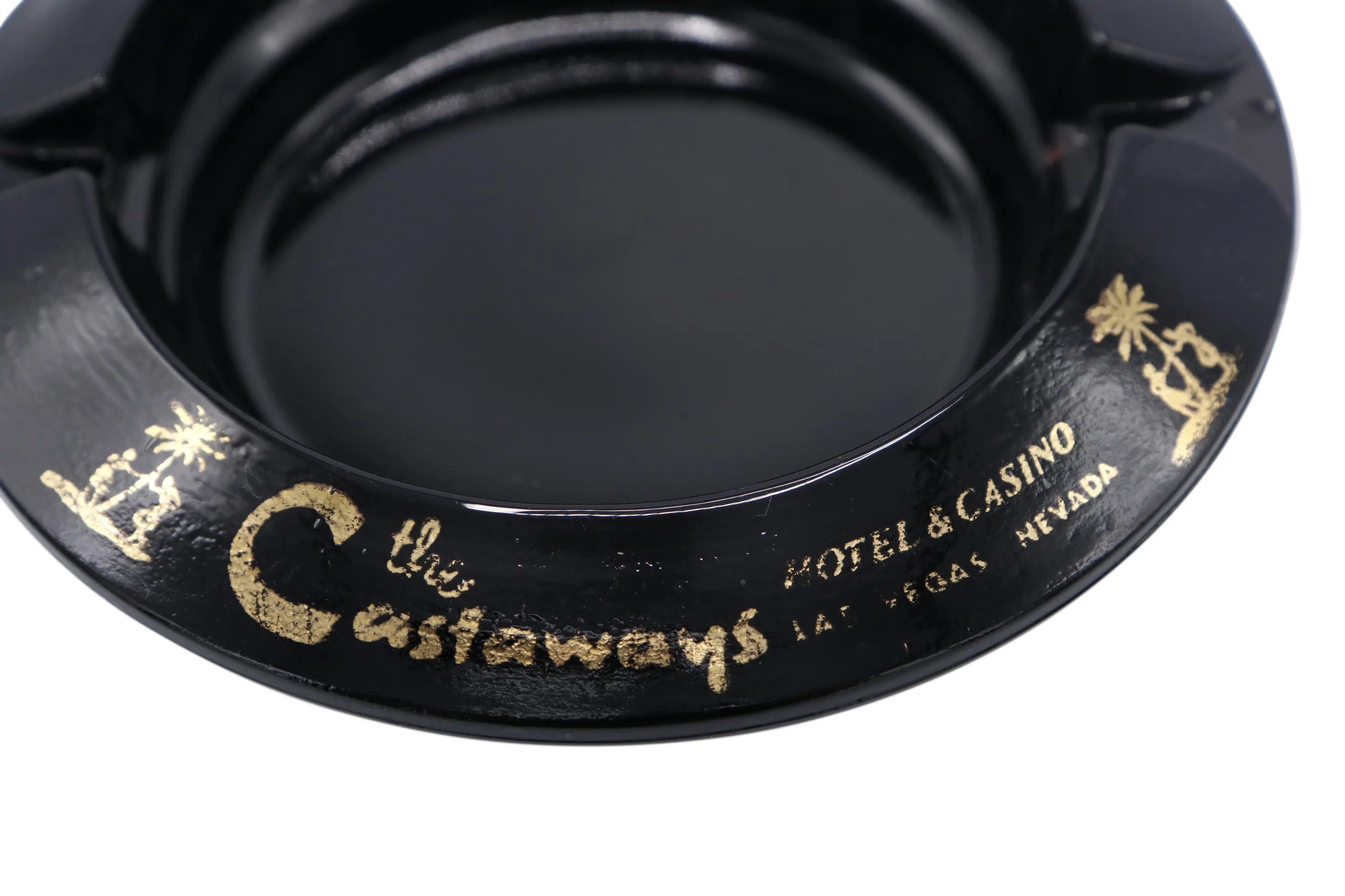Castaways Hotel Ashtrays - a Pair 7 Castaways Hotel Ashtrays - a Pair