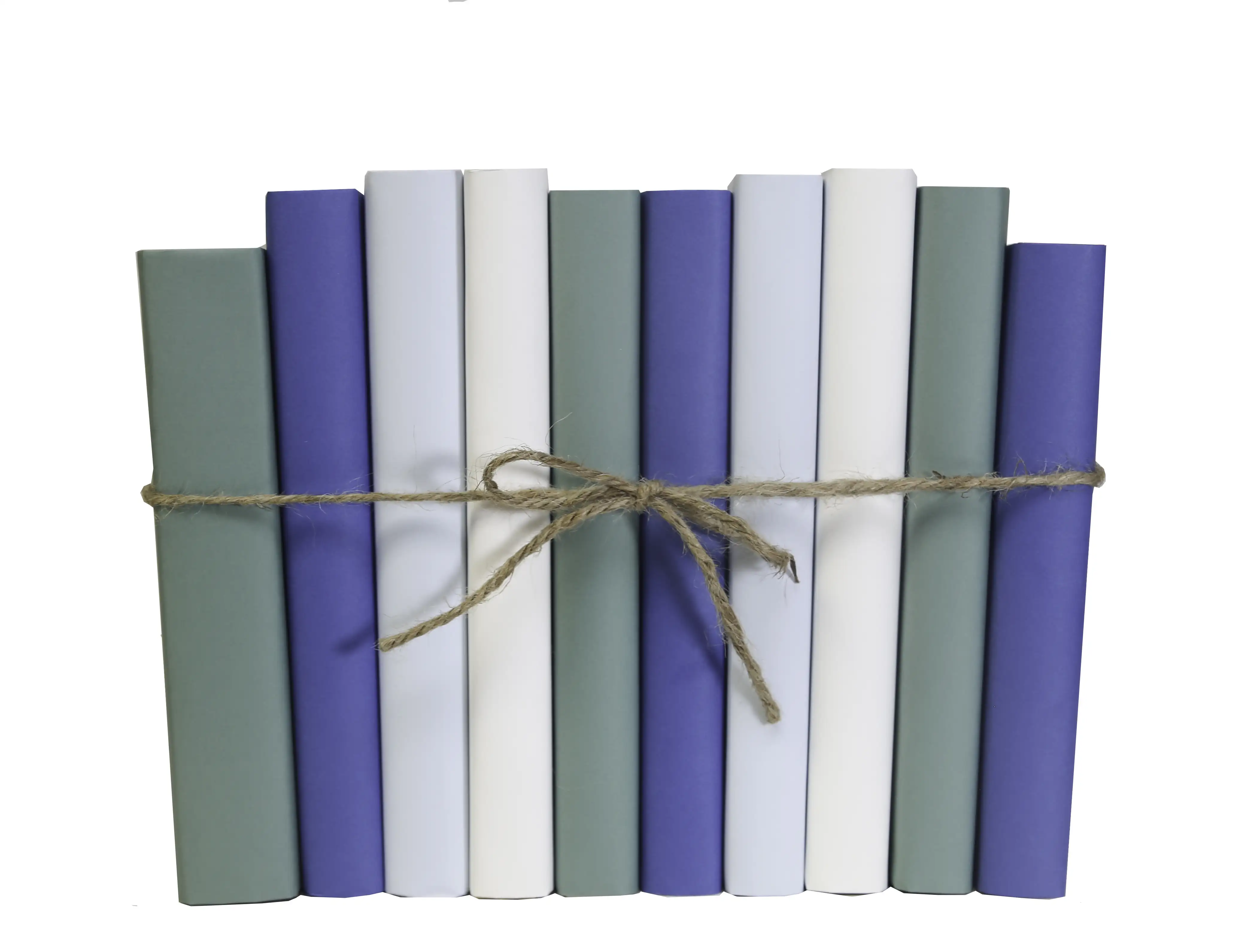 1-Foot Paper Wrapped Decorative Book Bundle, Ocean 3 1-Foot Paper Wrapped Decorative Book Bundle, Ocean