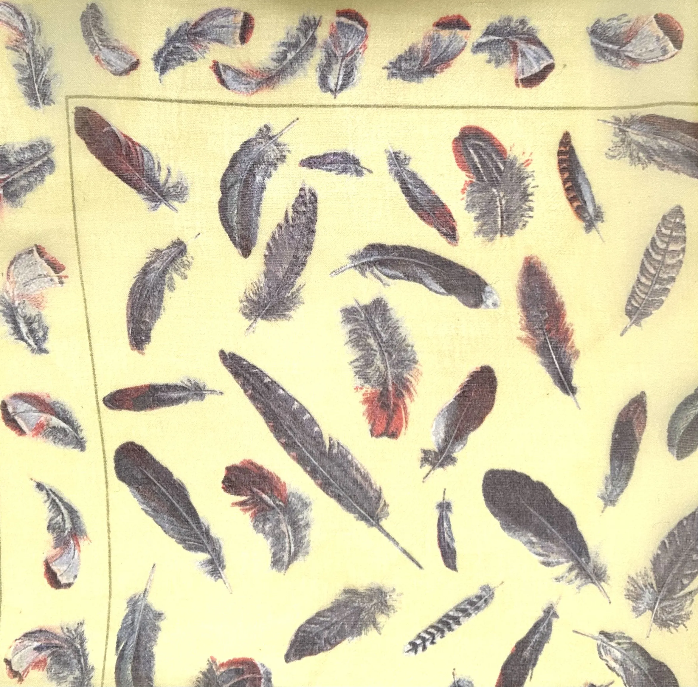 Hermes Plumes Mousseline Pochette Scarf 5 Hermes Plumes Mousseline Pochette Scarf
