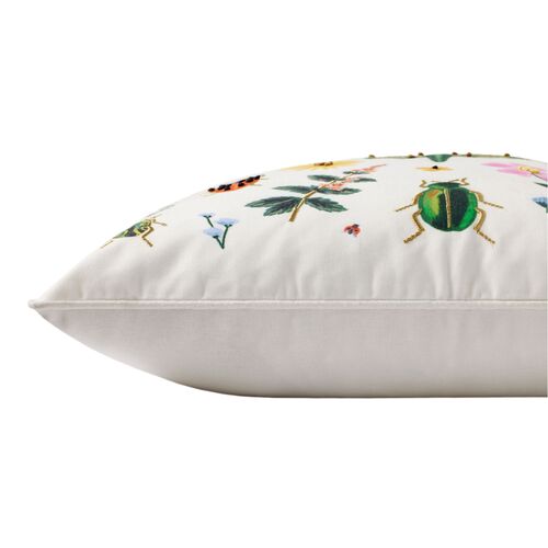 Curio Pillow, White/Multi 3 Curio Pillow, White/Multi