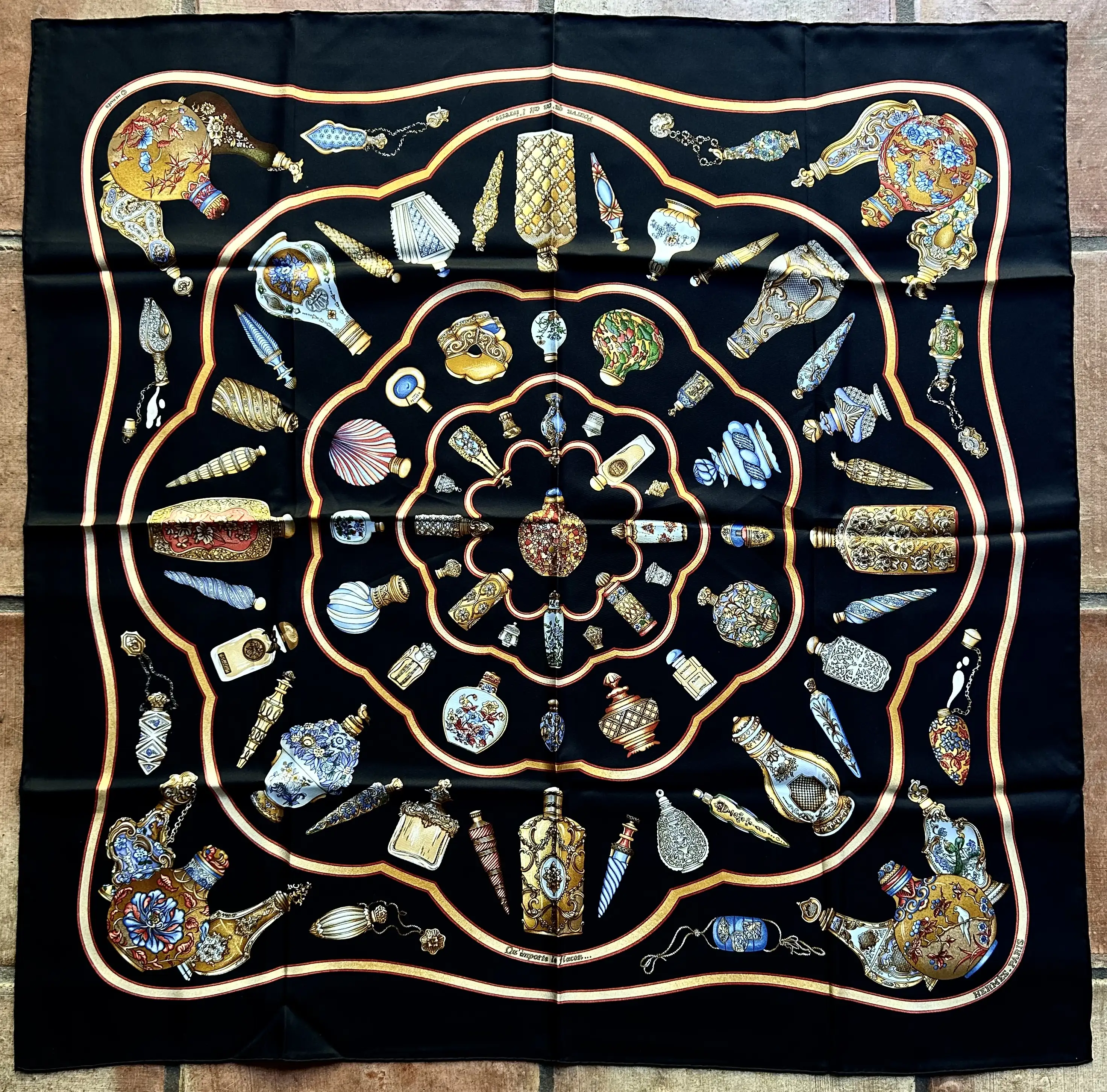 Hermes Flacons Scarf in Case 1 Hermes Flacons Scarf in Case