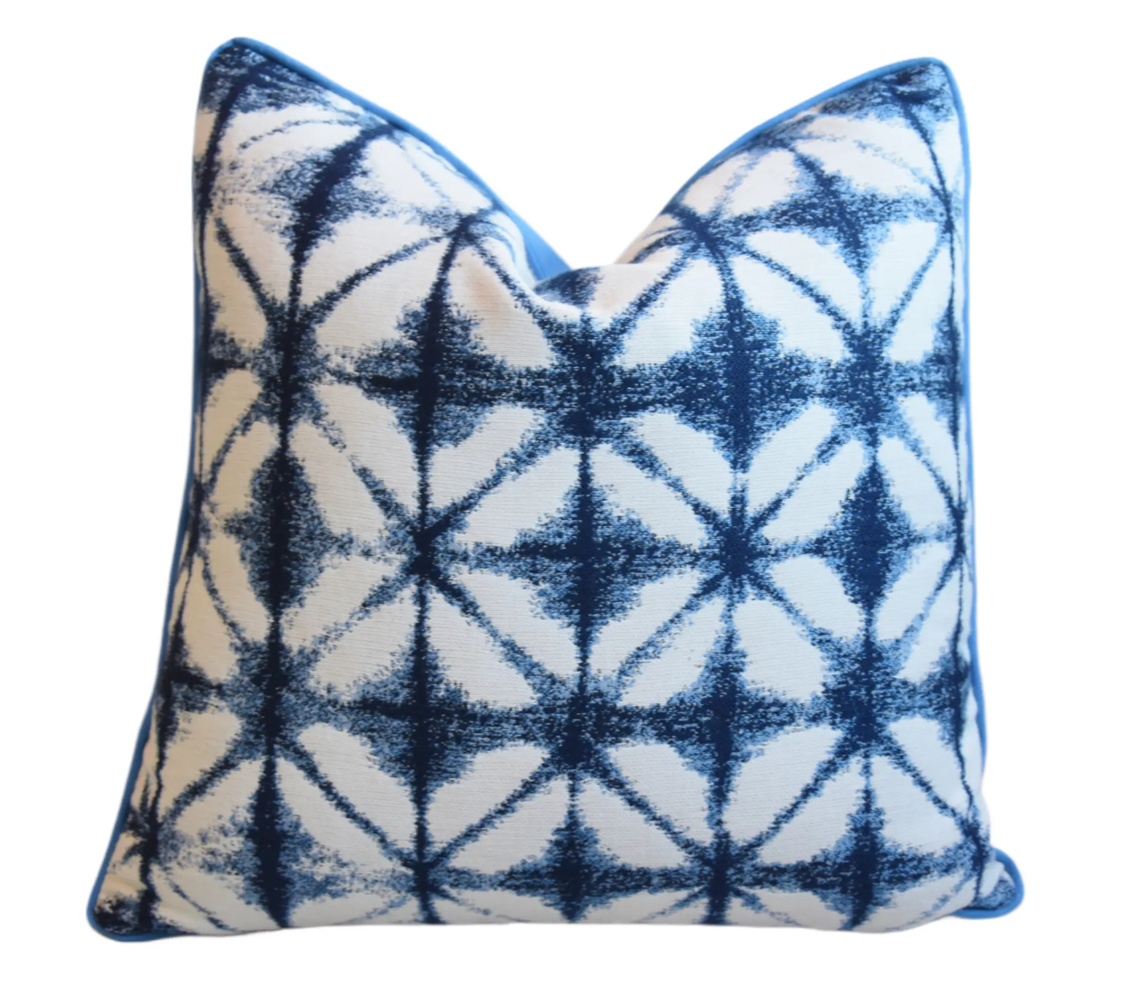 Contemporary Blue & White Pillow 4 Contemporary Blue & White Pillow