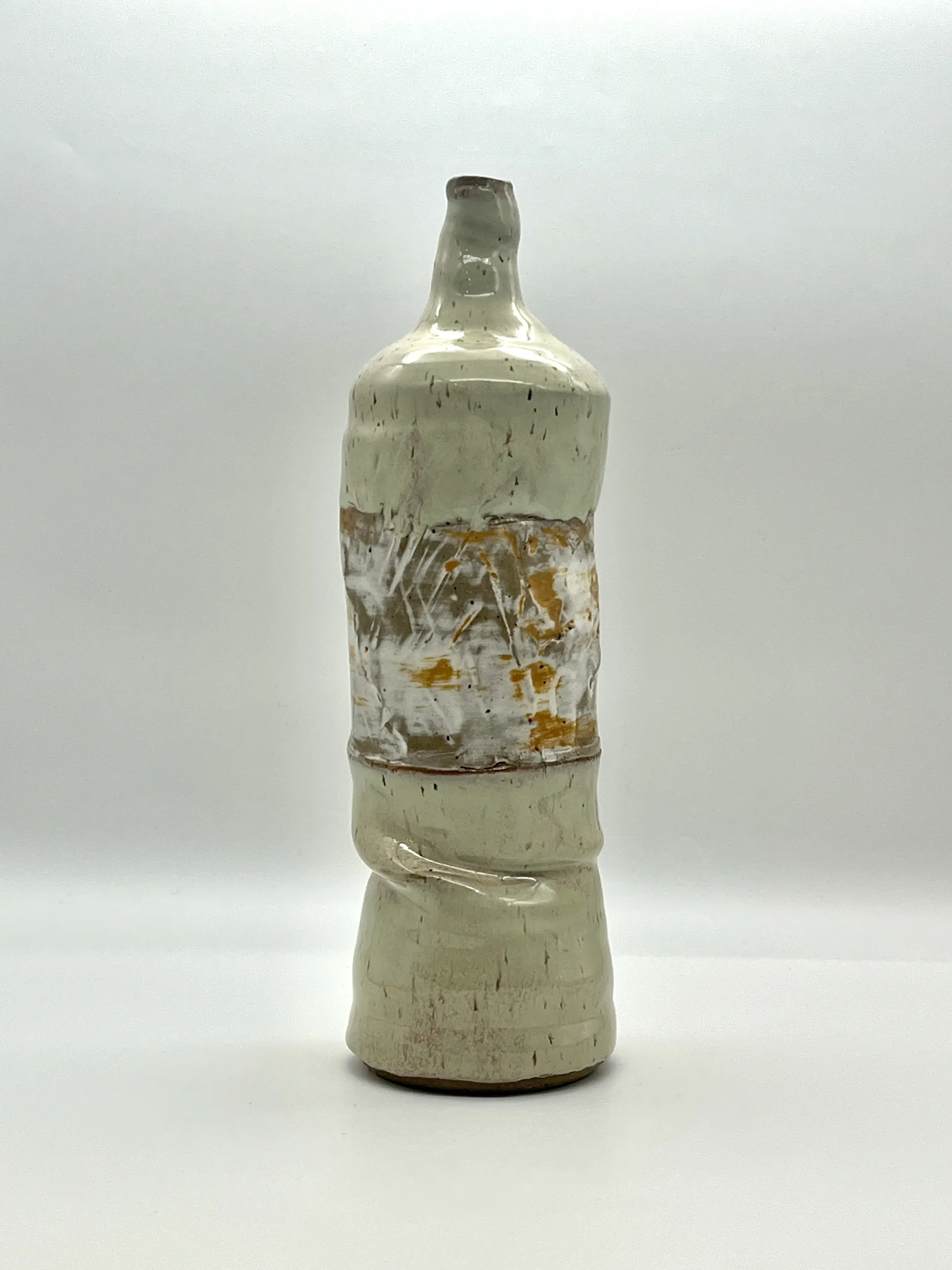 C. 1970s Tall Art Pottery Vessel 3 C. 1970s Tall Art Pottery Vessel