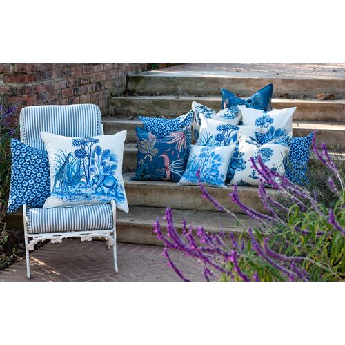 Thanda Toile 20" Cotton Pillow 7 Thanda Toile 20" Cotton Pillow