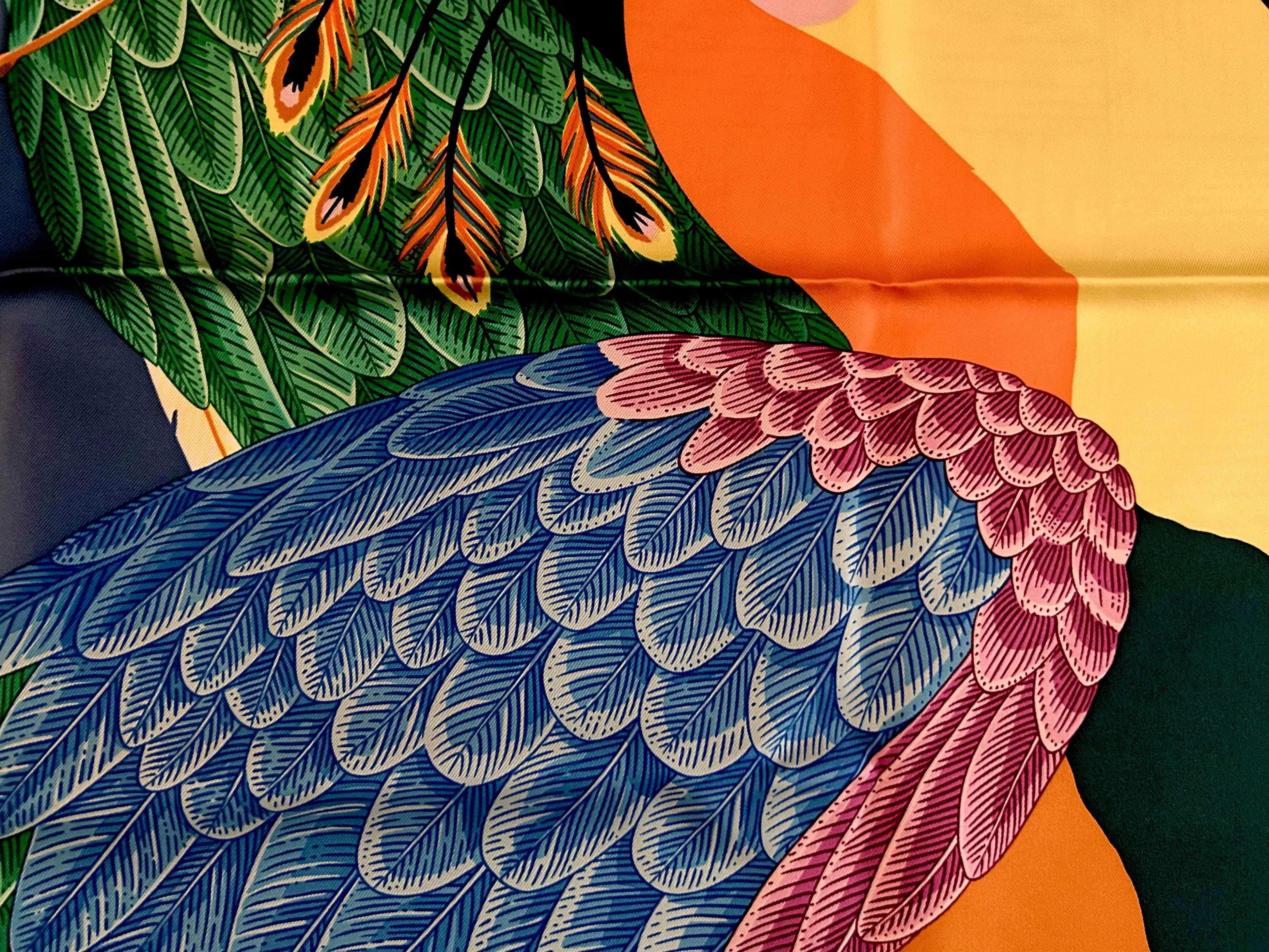 Herm¨¨s Toucans de Paradis Scarf - New 4 Herm¨¨s Toucans de Paradis Scarf - New