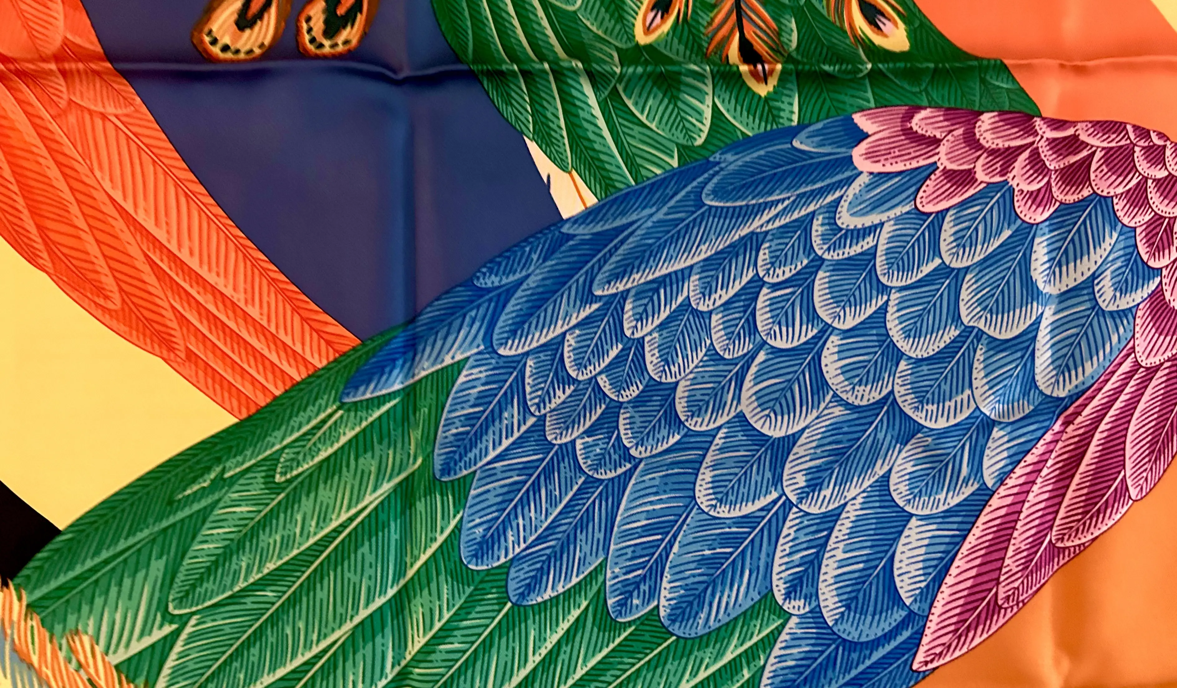 Herm¨¨s Toucans de Paradis Scarf - New 7 Herm¨¨s Toucans de Paradis Scarf - New