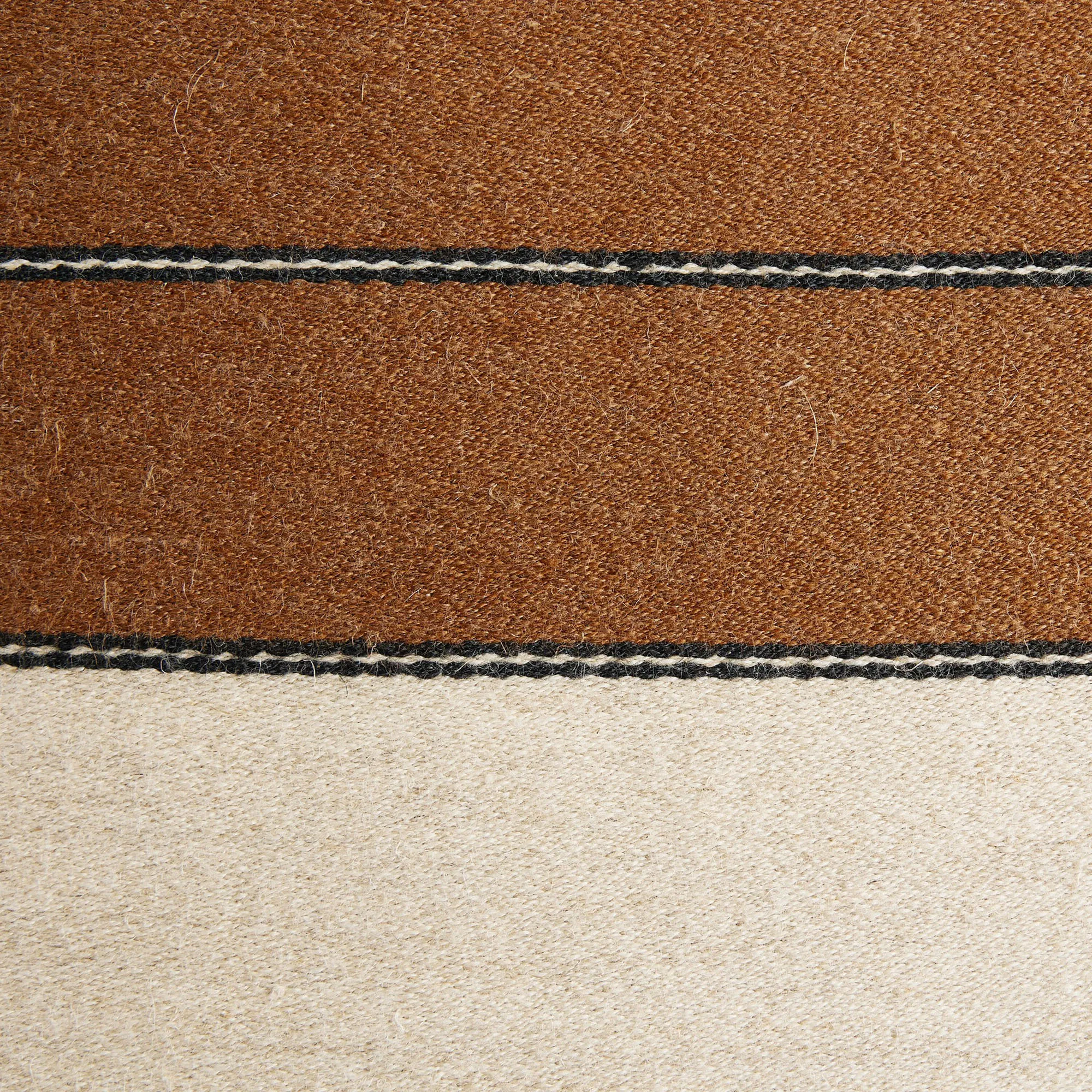 Orae 25x25 Linen Pillow, Cresta Stripe 5 Orae 25x25 Linen Pillow, Cresta Stripe