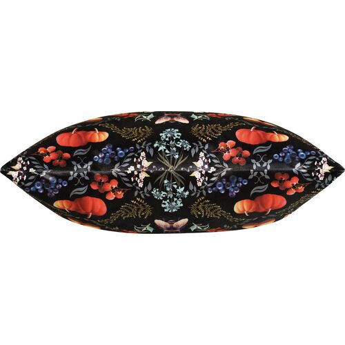 Janna Garden Pillow, Black/Multi 2 Janna Garden Pillow, Black/Multi
