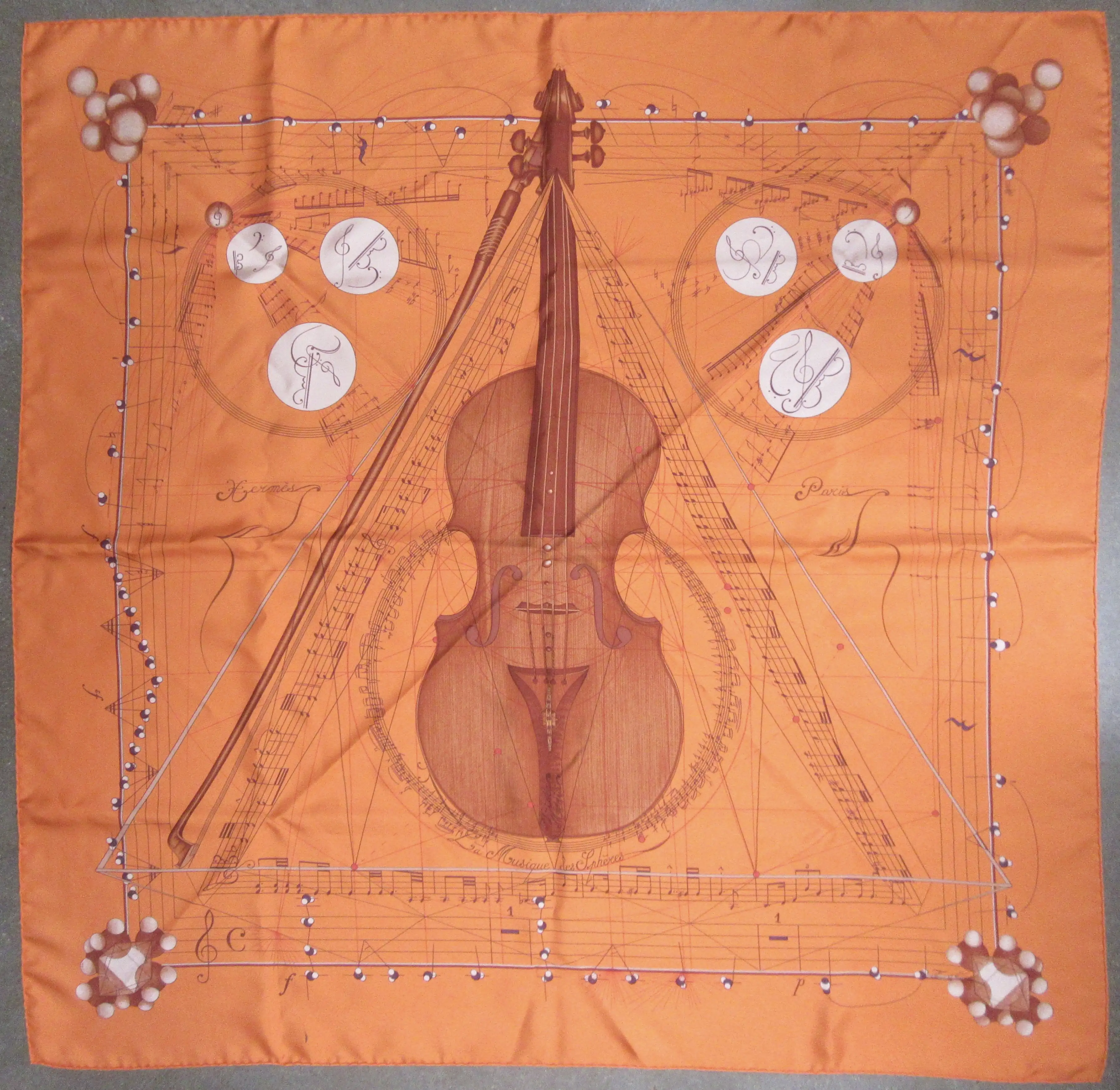 Hermes Musique des Spheres Scarf 1 Hermes Musique des Spheres Scarf