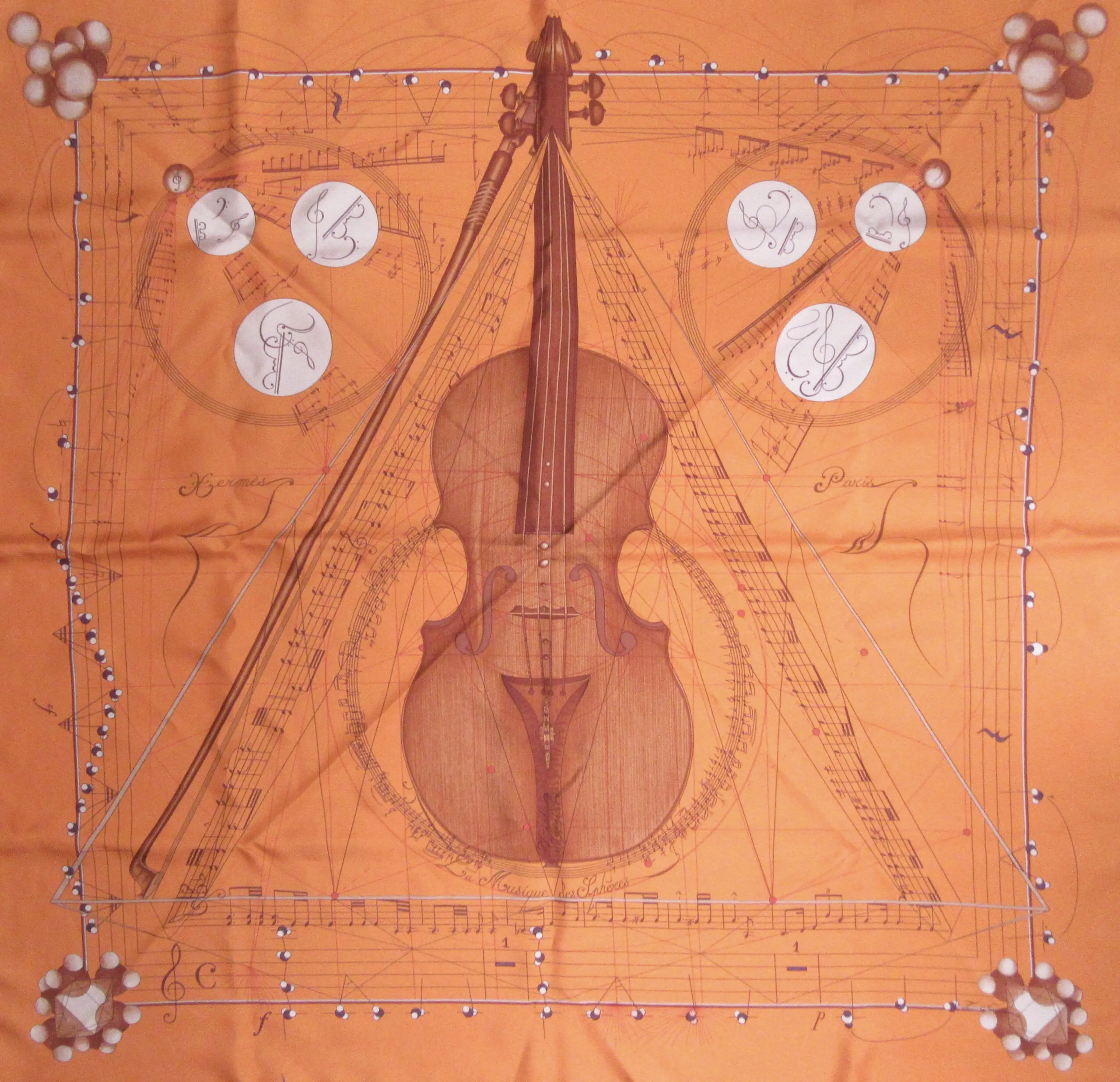 Hermes Musique des Spheres Scarf 2 Hermes Musique des Spheres Scarf