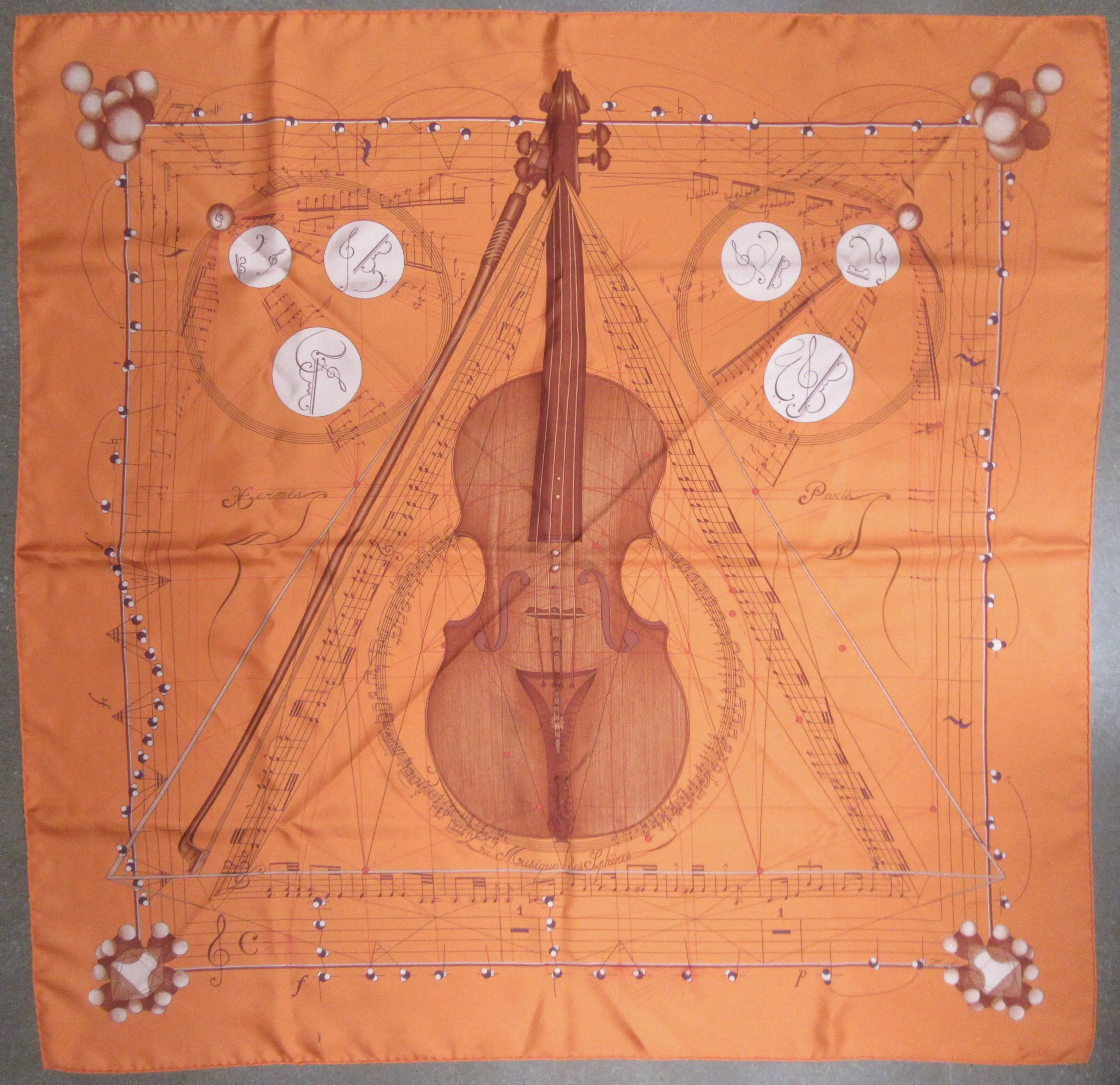 Hermes Musique des Spheres Scarf 8 Hermes Musique des Spheres Scarf