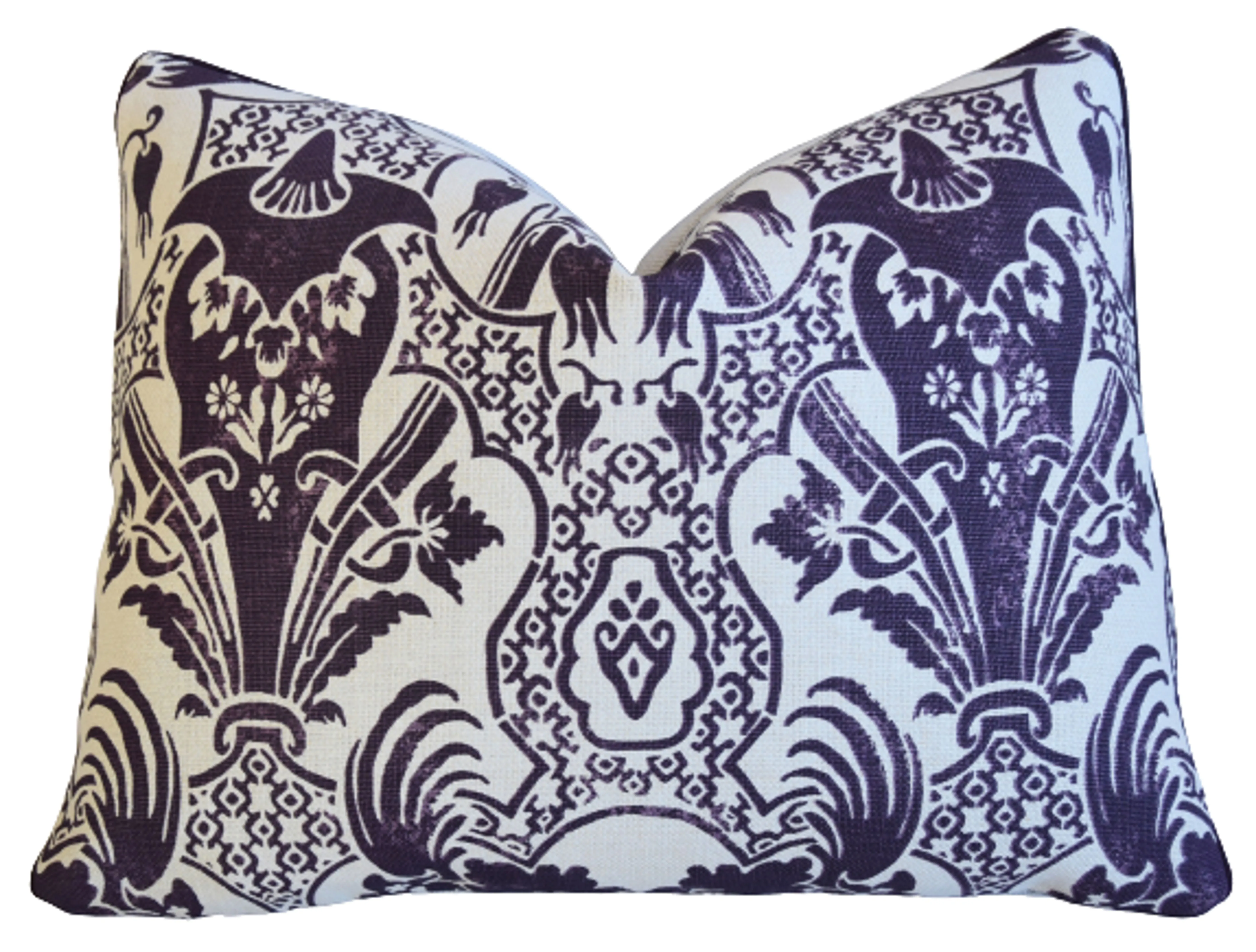 Pintura Studios Silk Linen Floral Pillow 1 Pintura Studios Silk Linen Floral Pillow