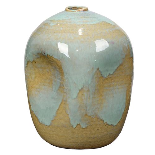 Granada Ceramic Vessel, Blue 1 Granada Ceramic Vessel, Blue