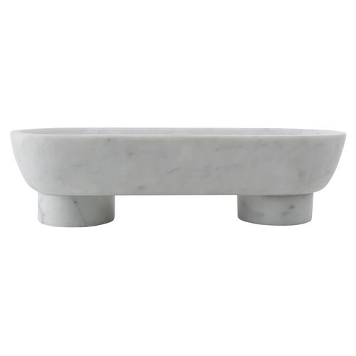 Sam Plate, Natural White 1 Sam Plate, Natural White