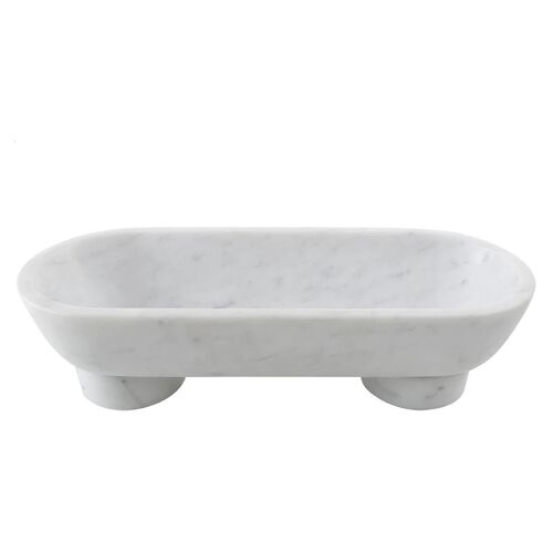 Sam Plate, Natural White 3 Sam Plate, Natural White