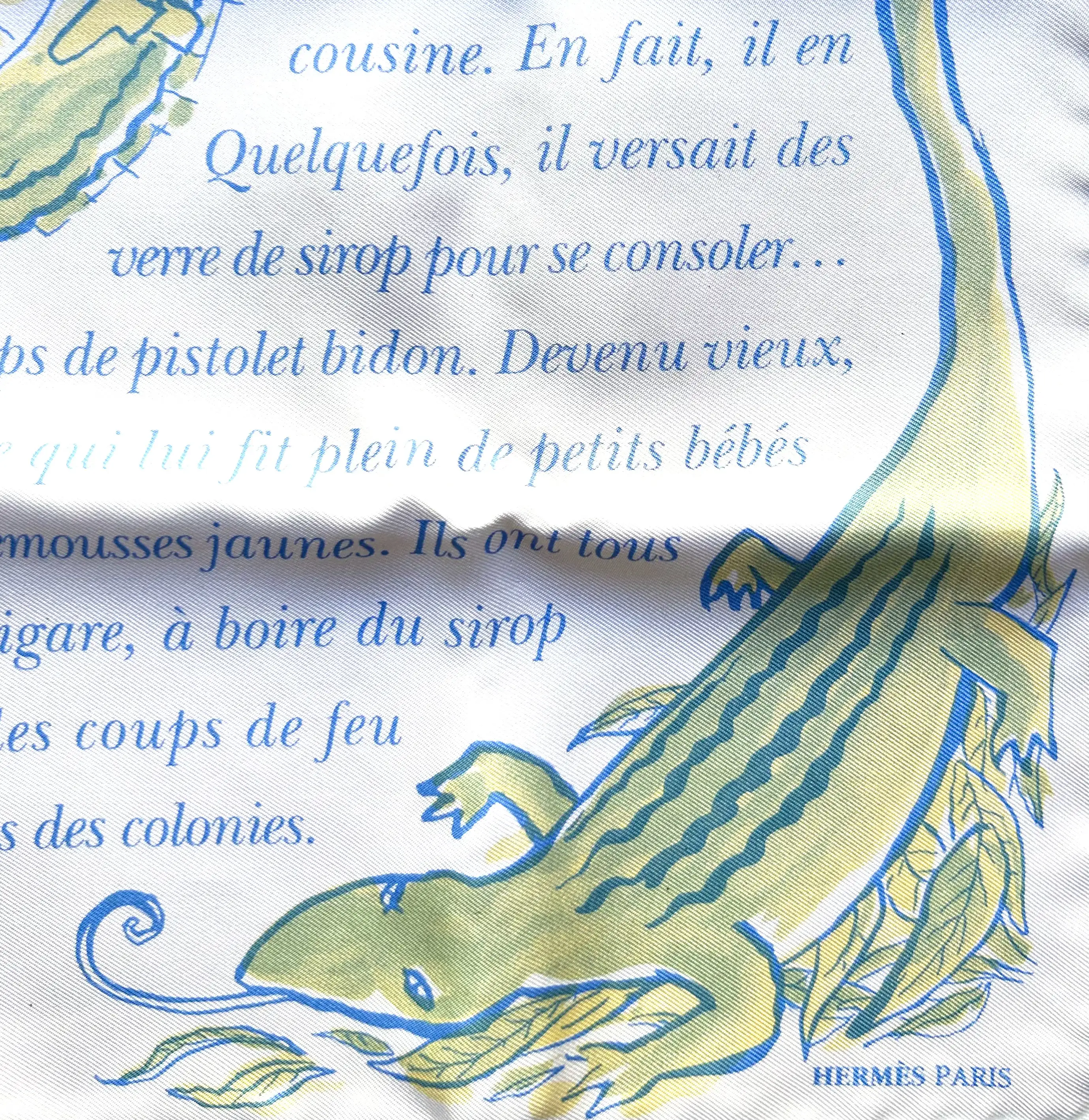 Herm?????s Clovis Le Crocodile Scarf & Story 3 Herm?????s Clovis Le Crocodile Scarf & Story