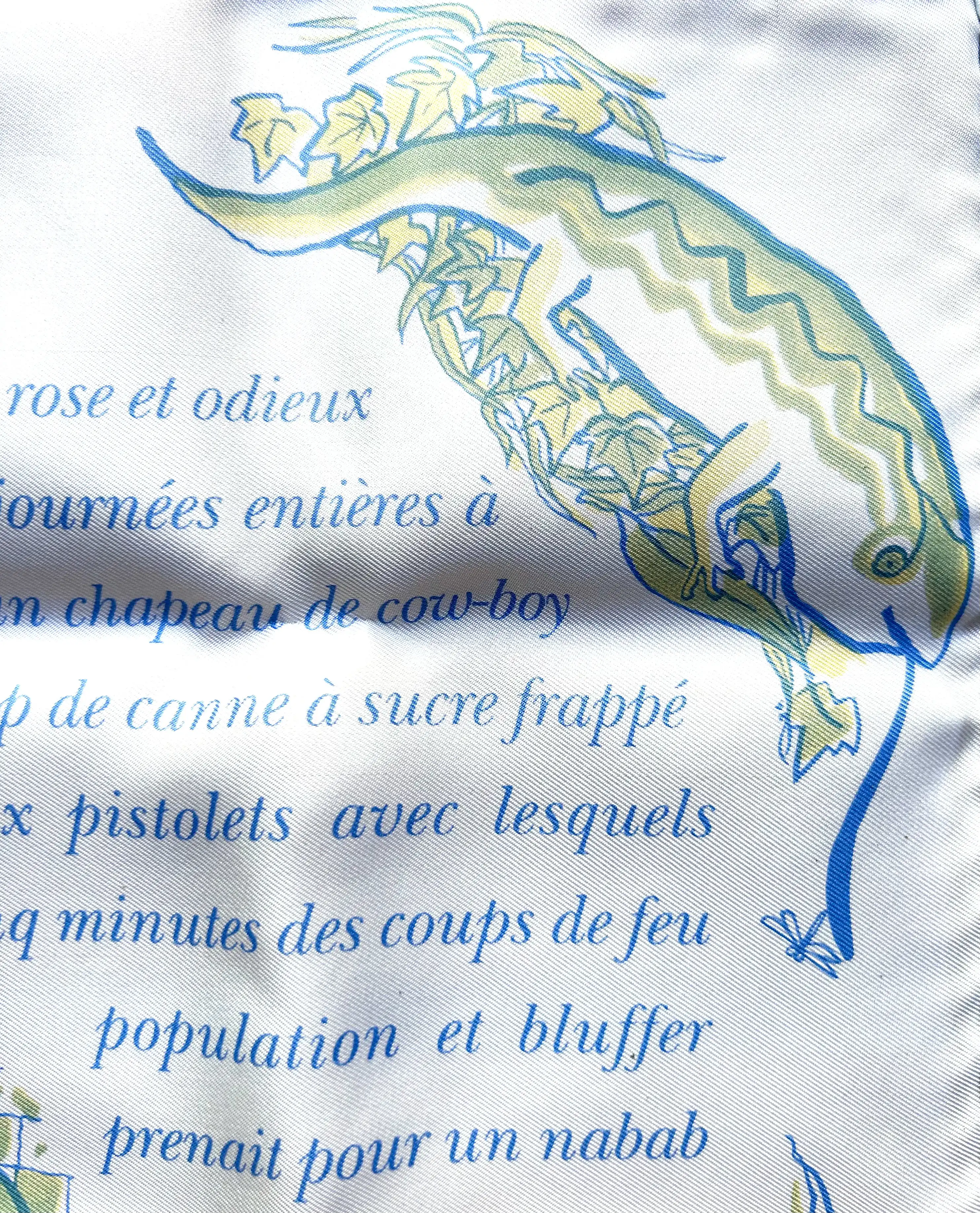 Herm?????s Clovis Le Crocodile Scarf & Story 5 Herm?????s Clovis Le Crocodile Scarf & Story