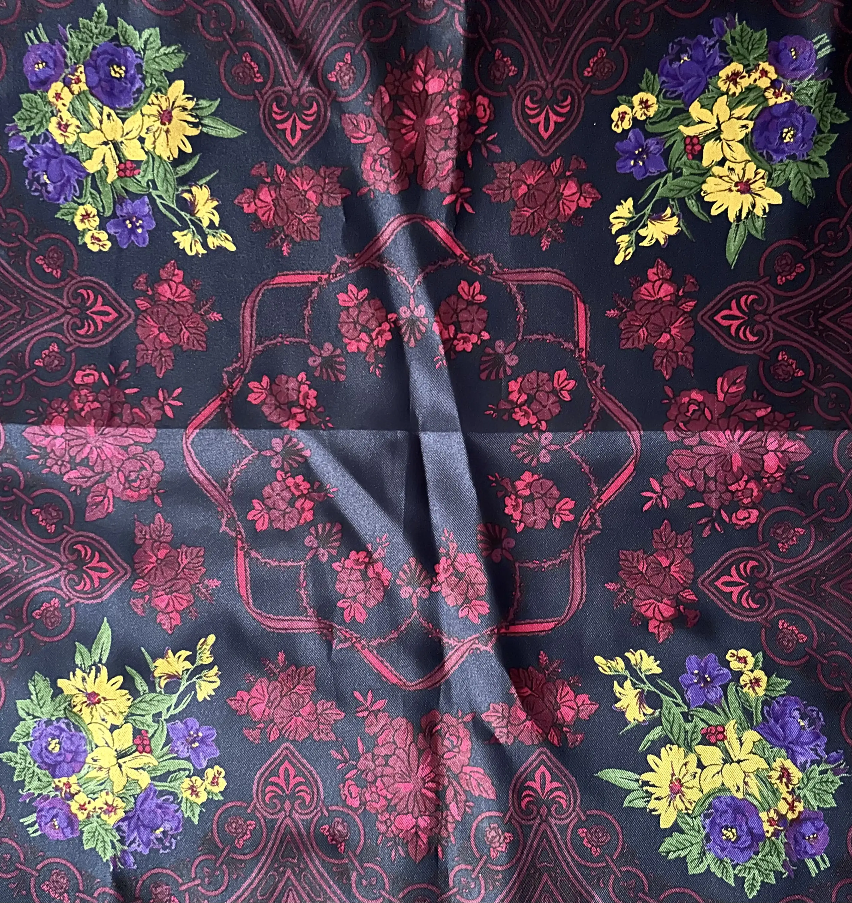 Lanvin French Silk Pochette Scarf 2 Lanvin French Silk Pochette Scarf