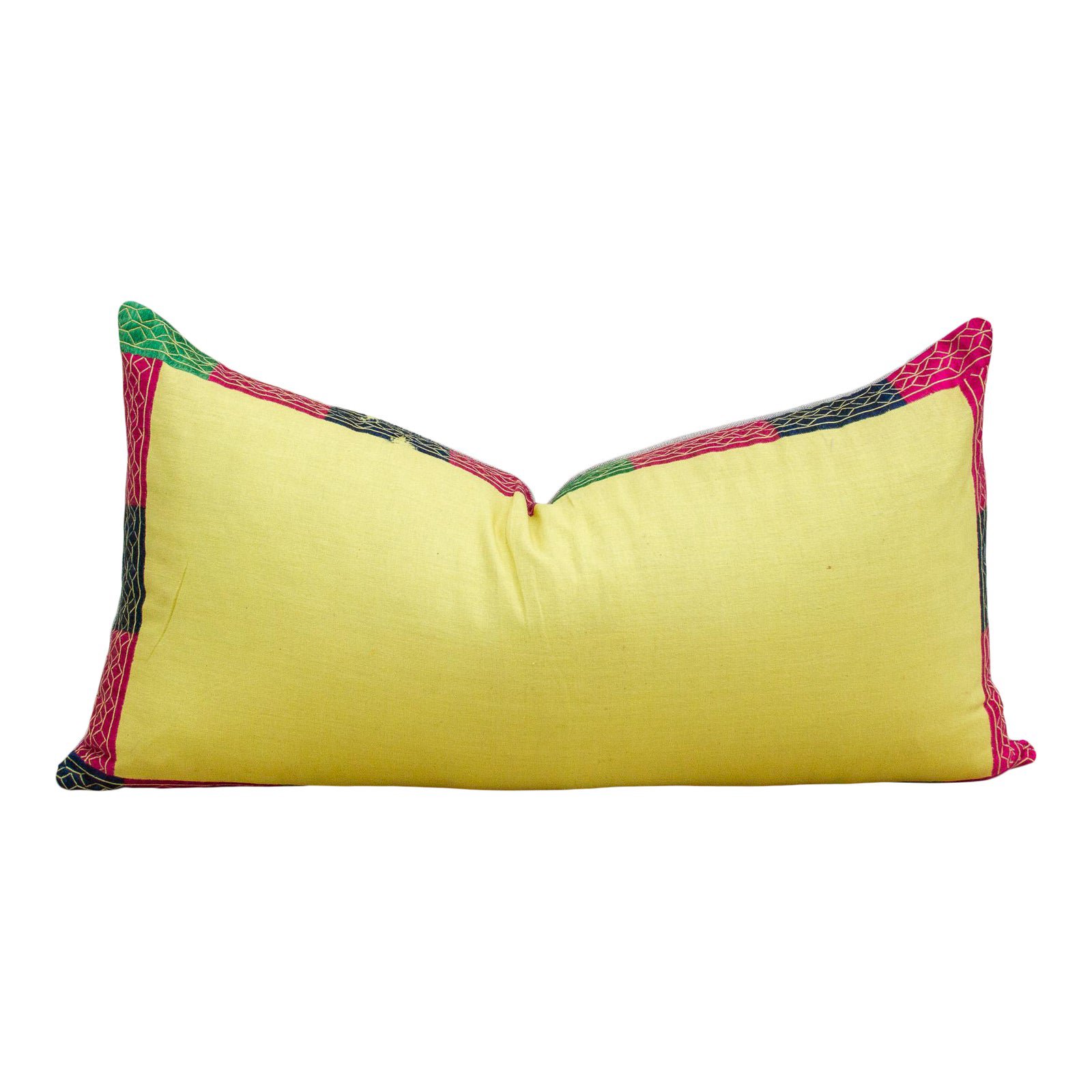 Antique Kalika Sindh Silk Pillow 1 Antique Kalika Sindh Silk Pillow