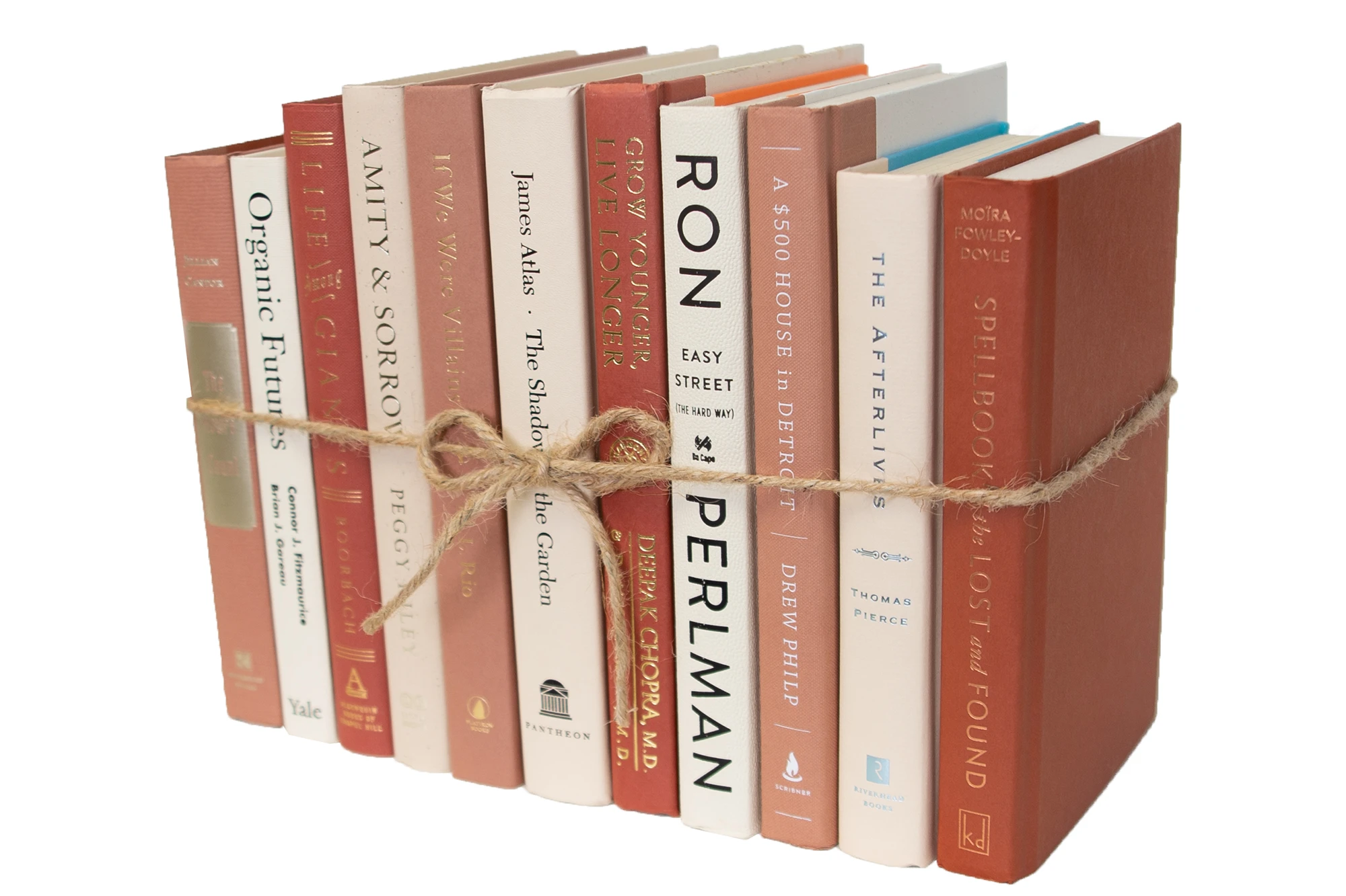 1-Foot Modern Book Bundle, Carnation 1 1-Foot Modern Book Bundle, Carnation