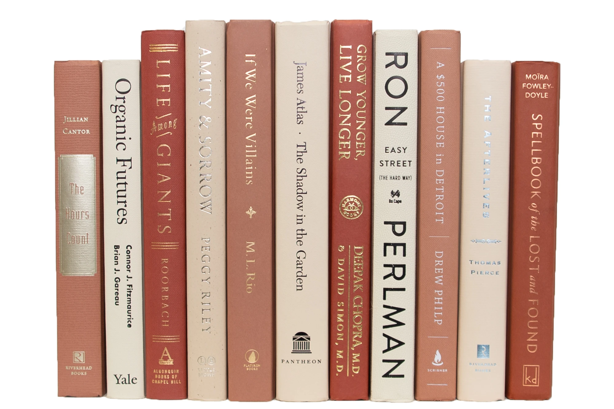 1-Foot Modern Book Bundle, Carnation 3 1-Foot Modern Book Bundle, Carnation