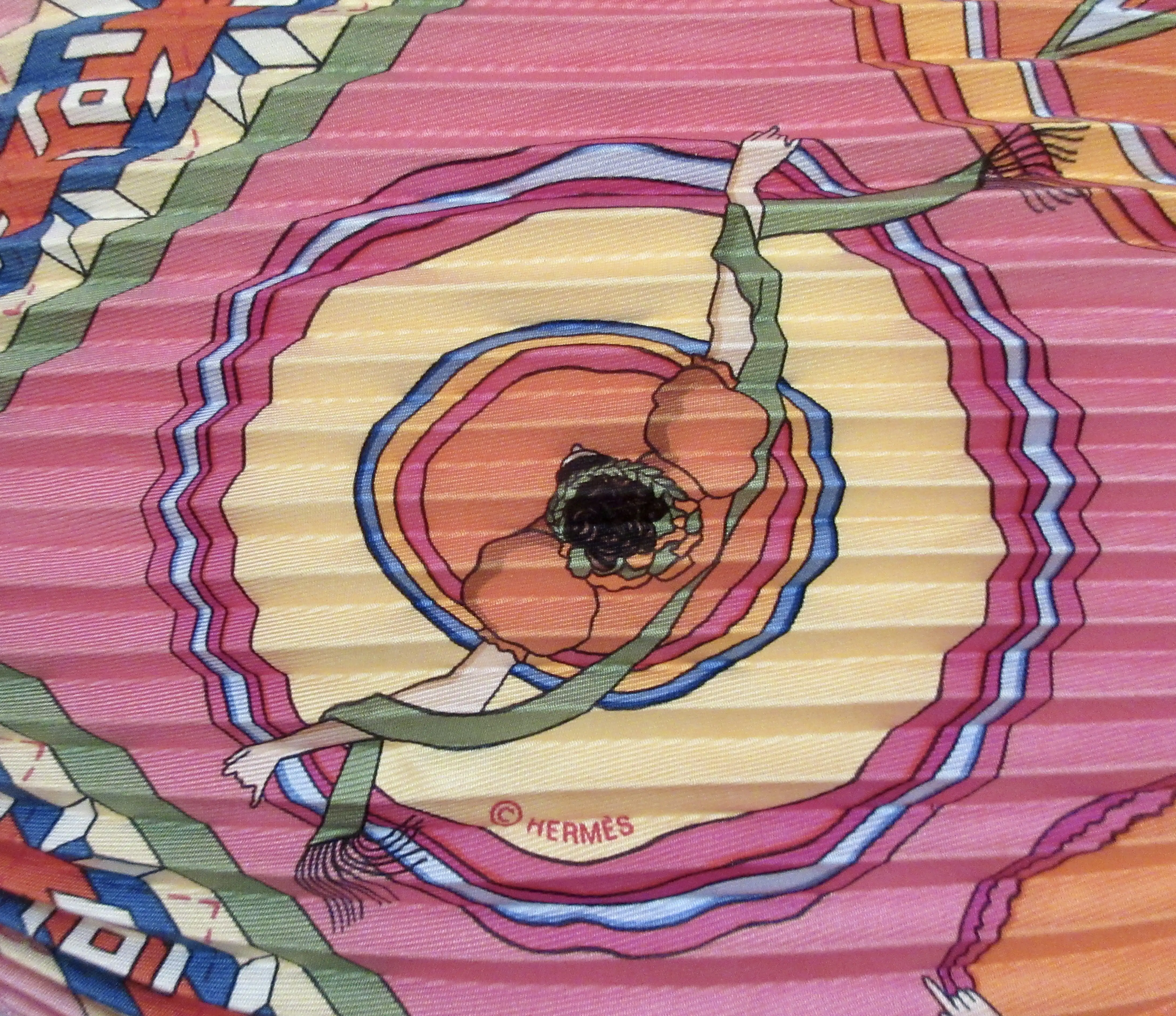 Hermes Belles du Mexique Pleated Scarf 6 Hermes Belles du Mexique Pleated Scarf