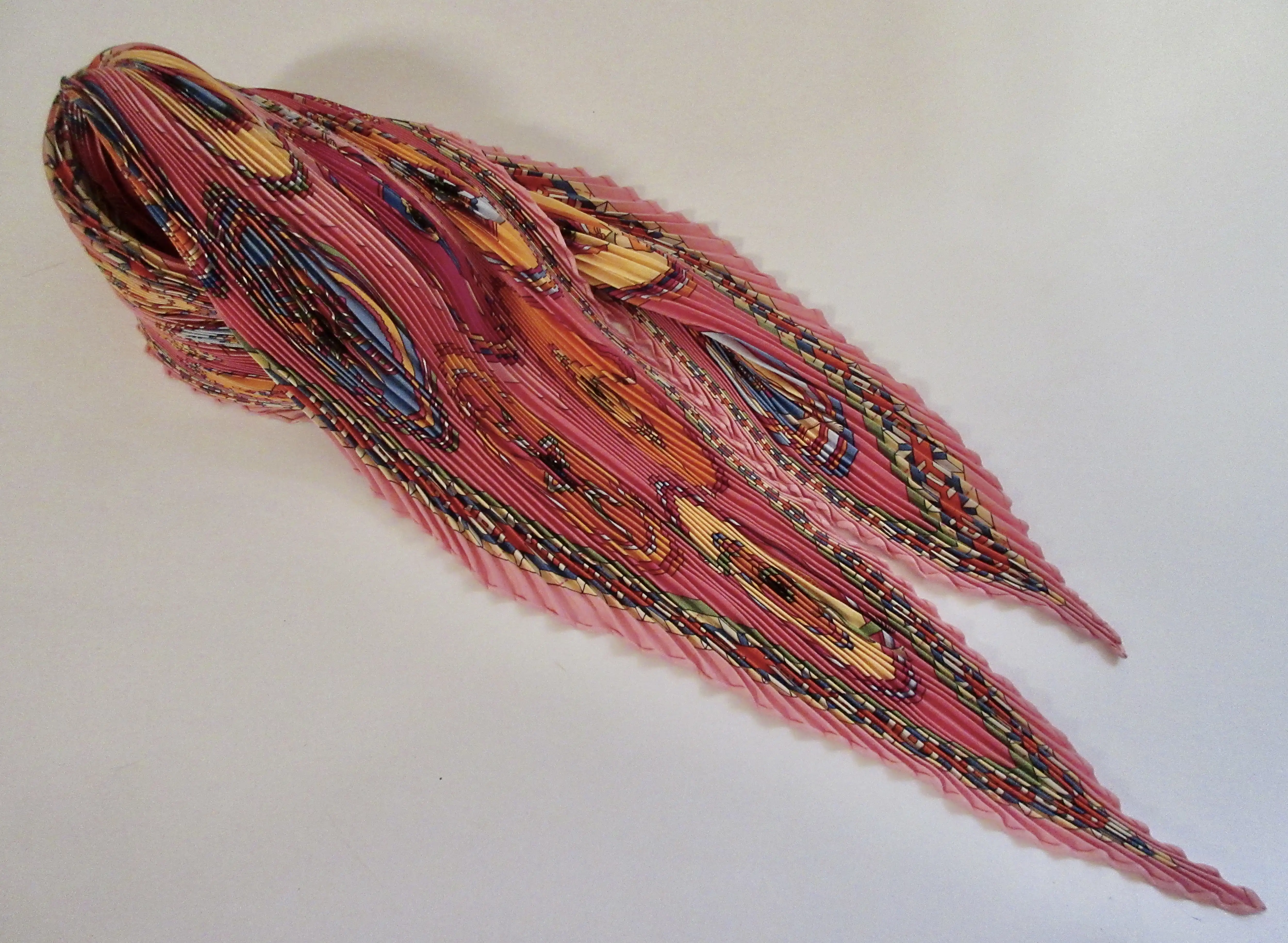 Hermes Belles du Mexique Pleated Scarf 7 Hermes Belles du Mexique Pleated Scarf