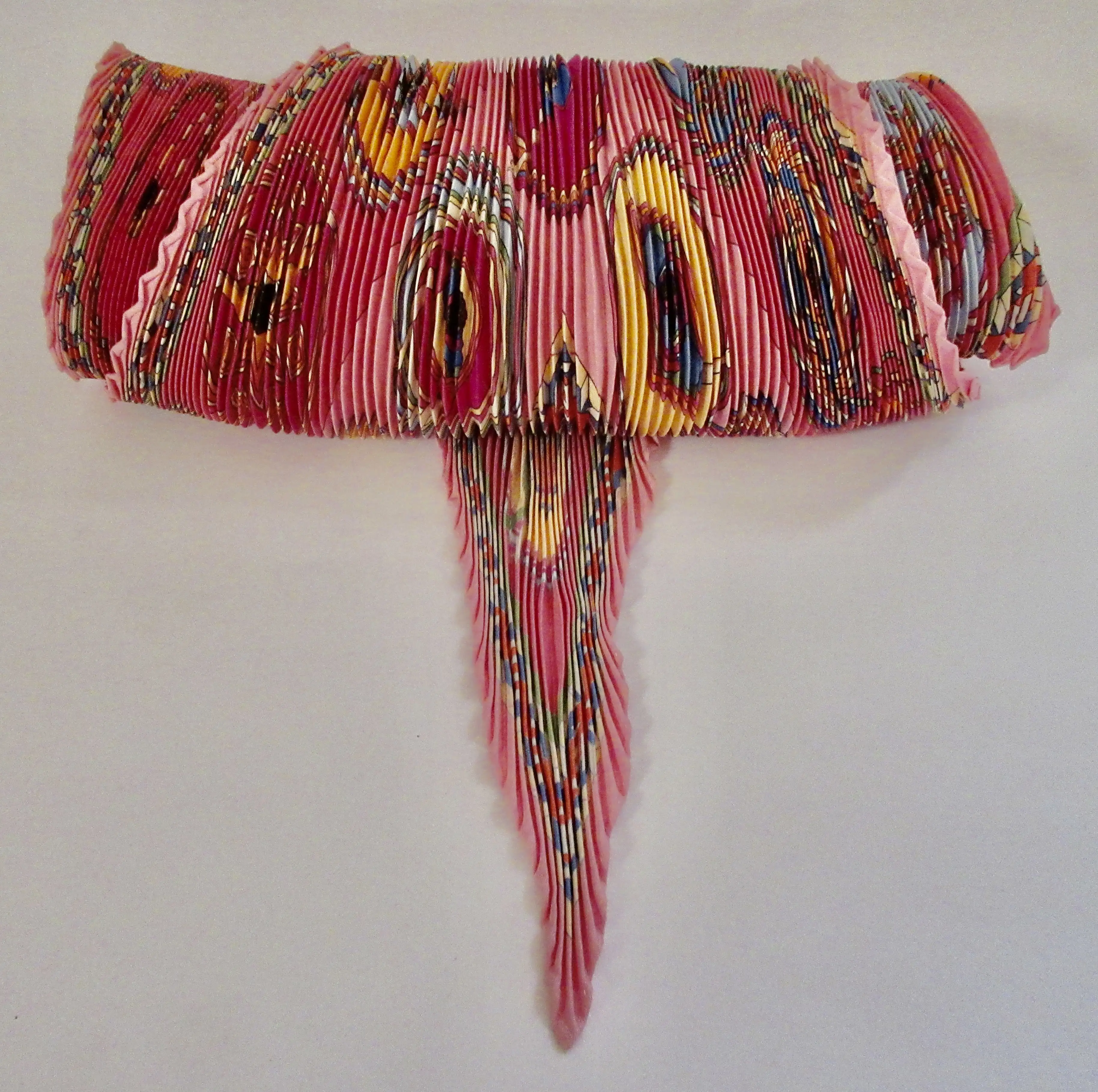 Hermes Belles du Mexique Pleated Scarf 8 Hermes Belles du Mexique Pleated Scarf