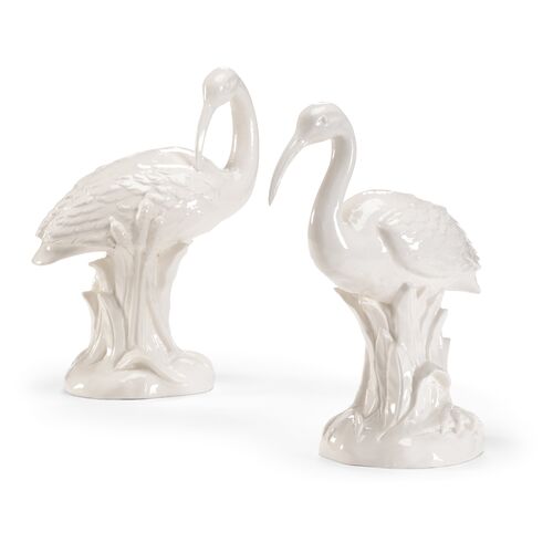 S/2 Ibis Figures, White 1 S/2 Ibis Figures, White