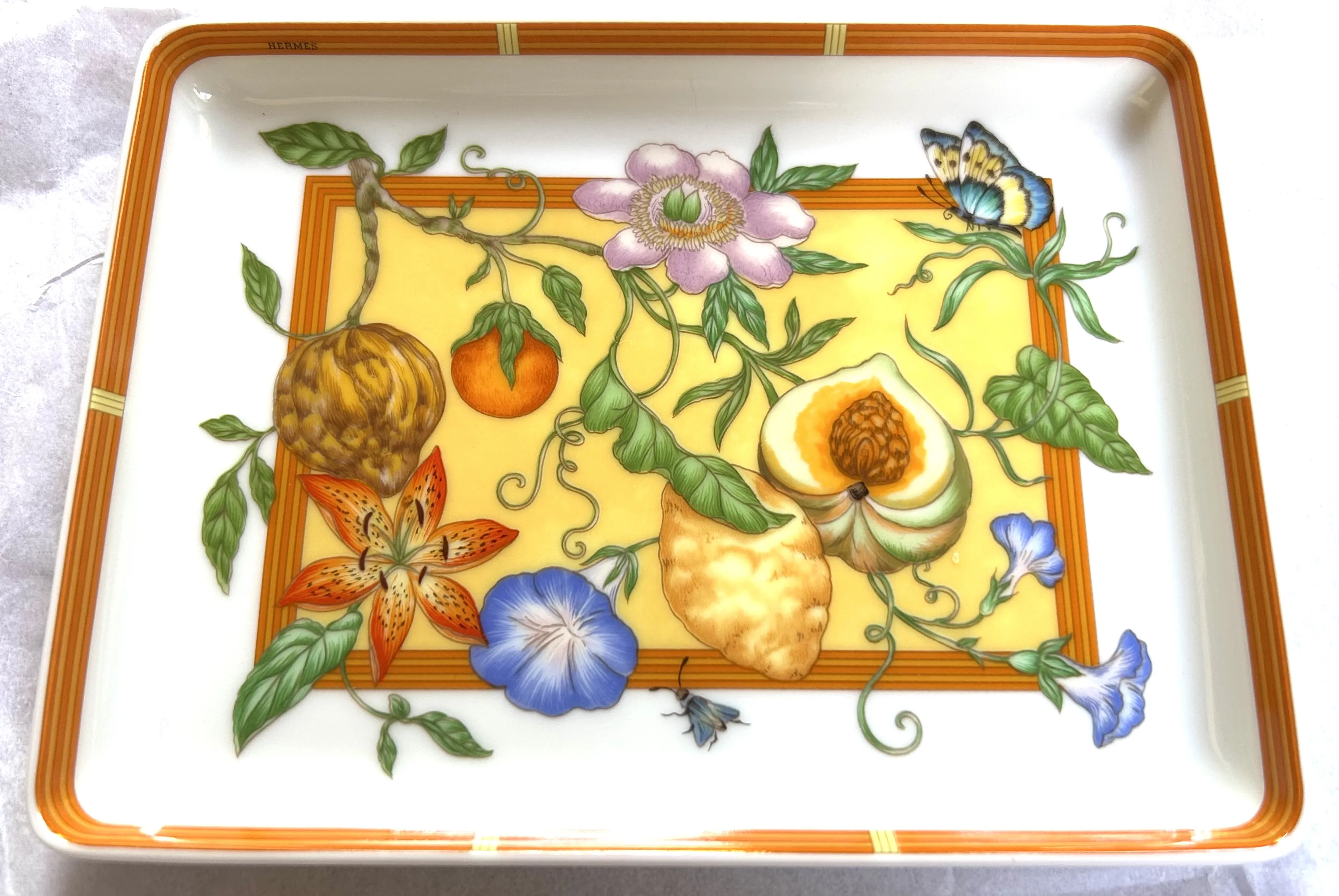 Herm???????????s French Porcelain Siesta Tray 7 Herm???????????s French Porcelain Siesta Tray