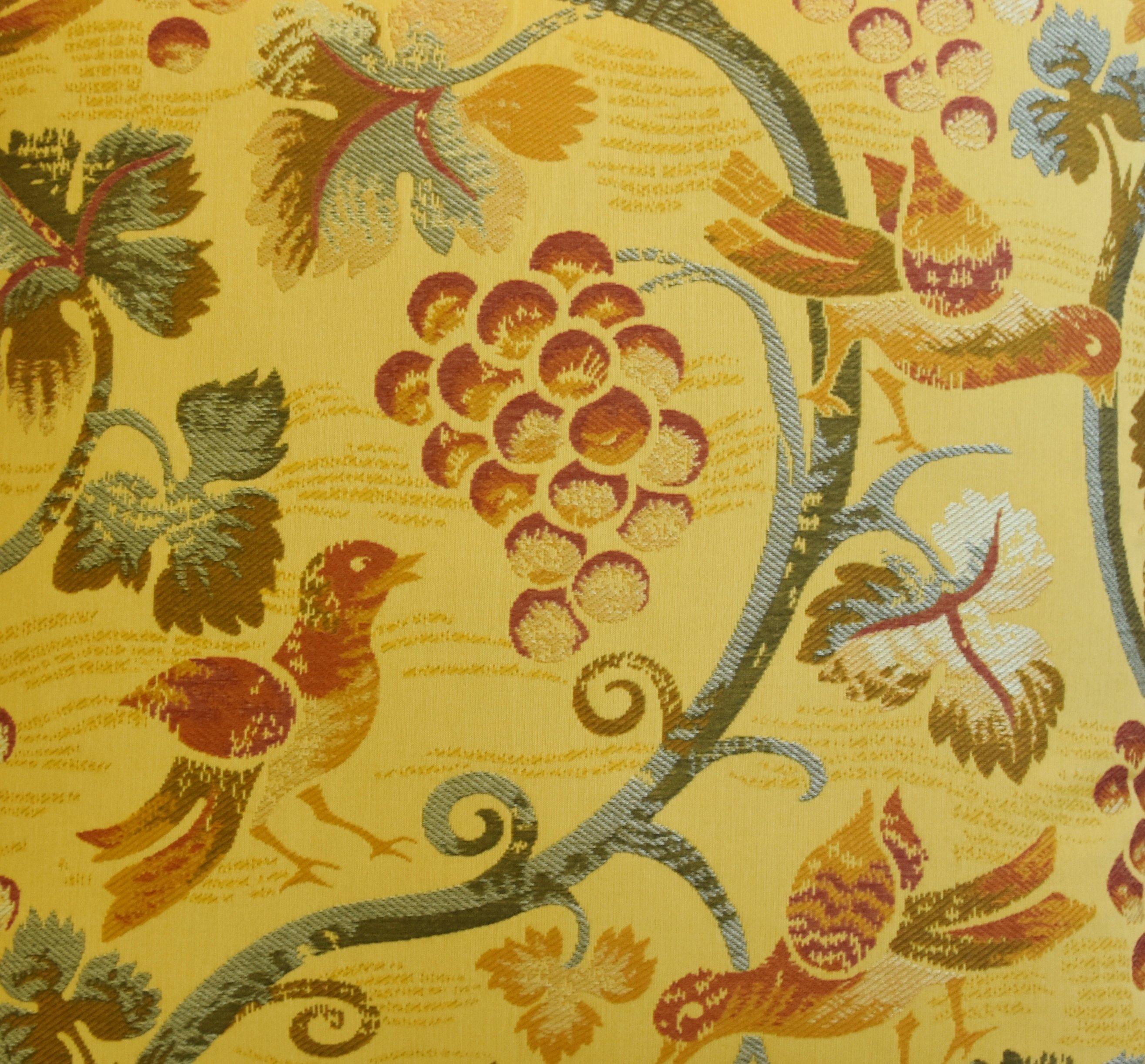Old World Weavers Botanical Bird Pillow 5 Old World Weavers Botanical Bird Pillow