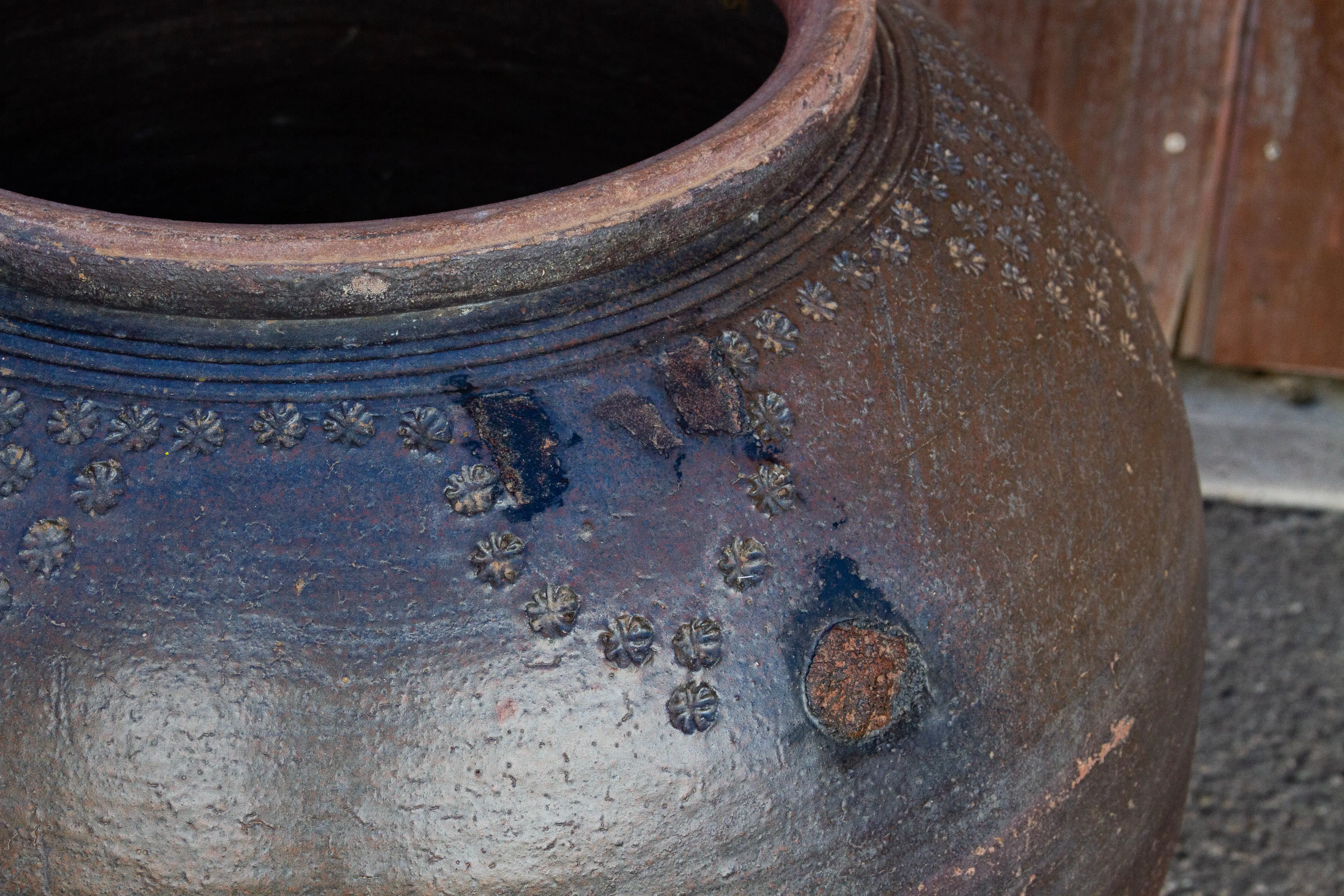 Antique Southern Indian Martaban Jar 8 Antique Southern Indian Martaban Jar