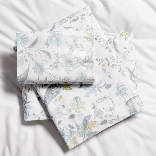 Botanical Sheet Set, Blue