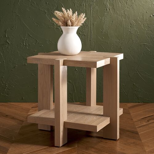 Vespera Square Wood Accent Table 2 Vespera Square Wood Accent Table