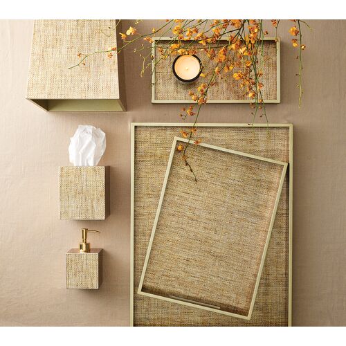Angkor Tissue Box, Brown & Gold 2 Angkor Tissue Box, Brown & Gold